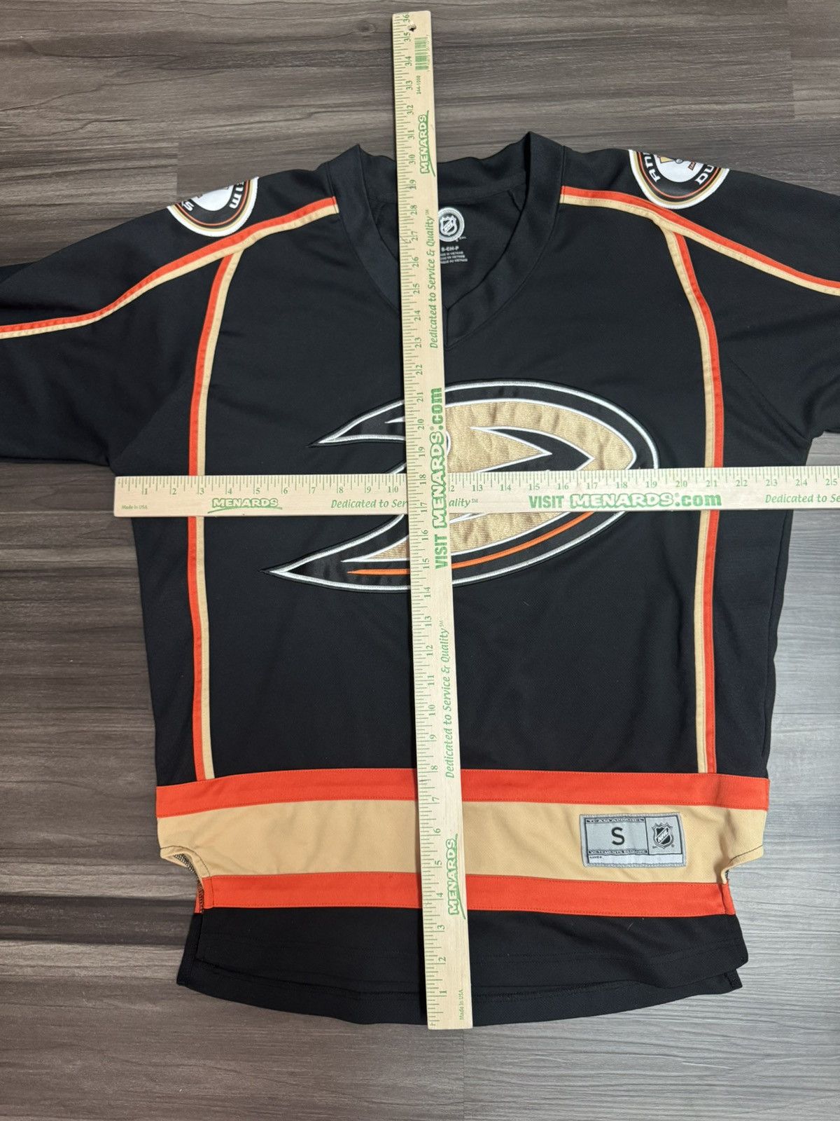 NHL NHL Team Apparel Anaheim Ducks Black Home Hockey Jersey Size US S / EU 44-46 / 1 - 6 Thumbnail