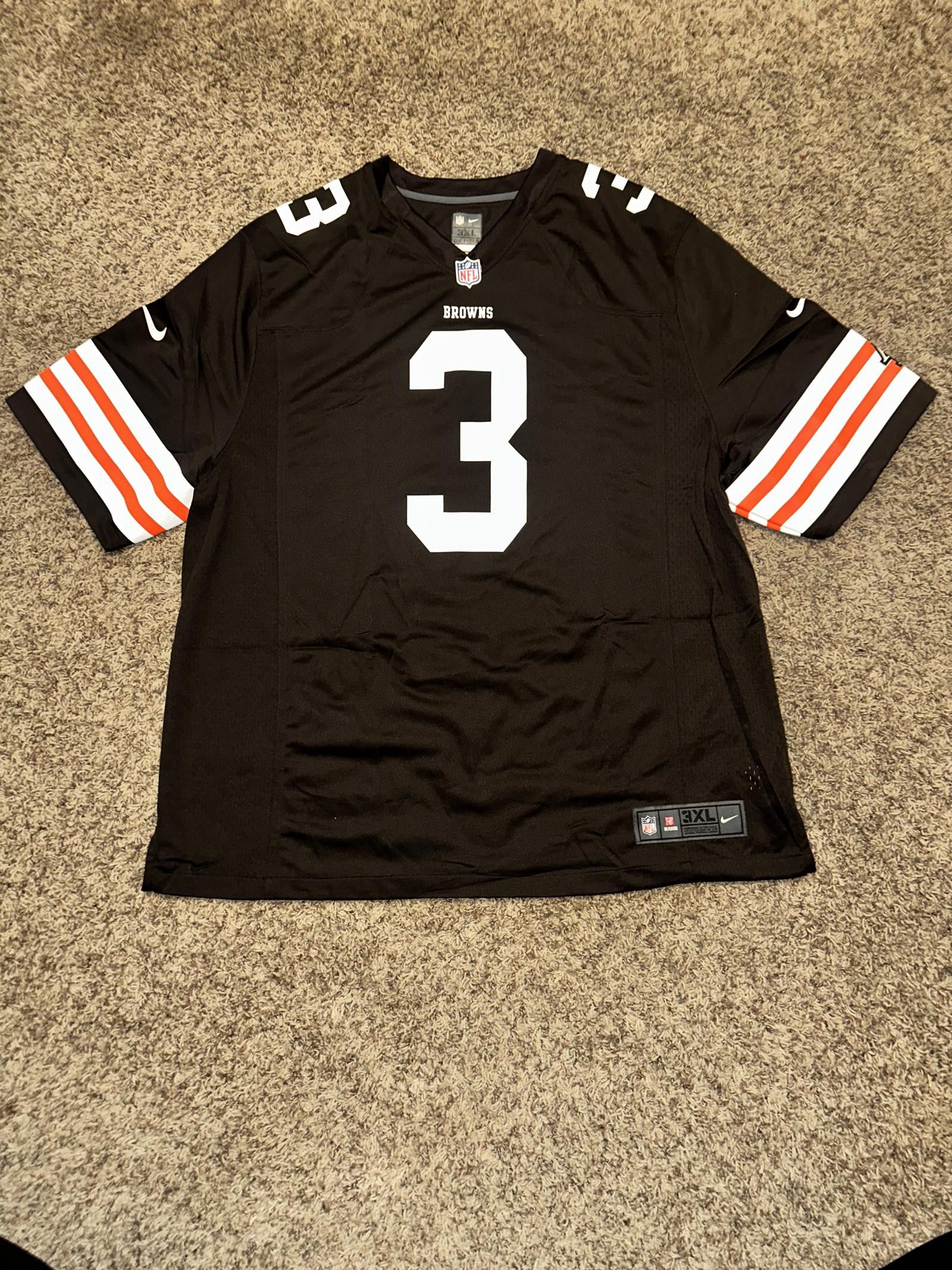 Nike On-Field NFL Cleveland Browns Brandon Weeden Jersey #3