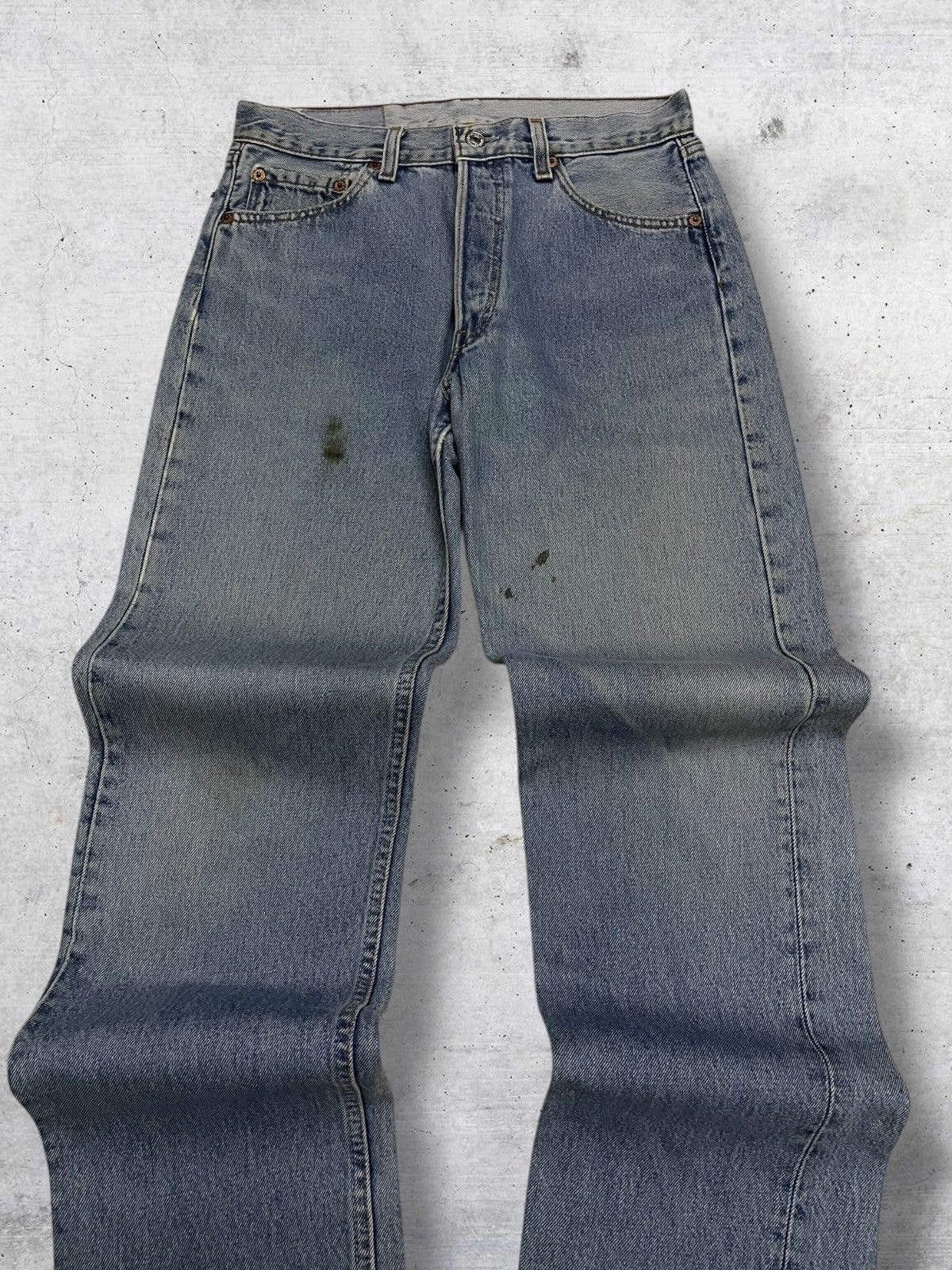 Levi's Vintage Clothing VINTAGE 501 LEVIS DESIGNER 90S DIRTY GRUNGE OG DENIM STYLE Size US 29 - 4 Thumbnail