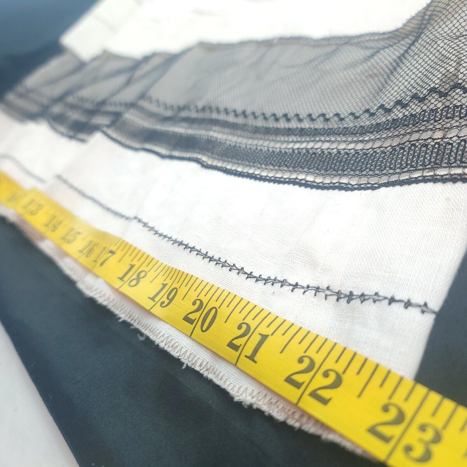 Designer Rozae Nichols Size Cream Black Pencil Skirt Size 28" / US 6 / IT 42 - 11 Thumbnail