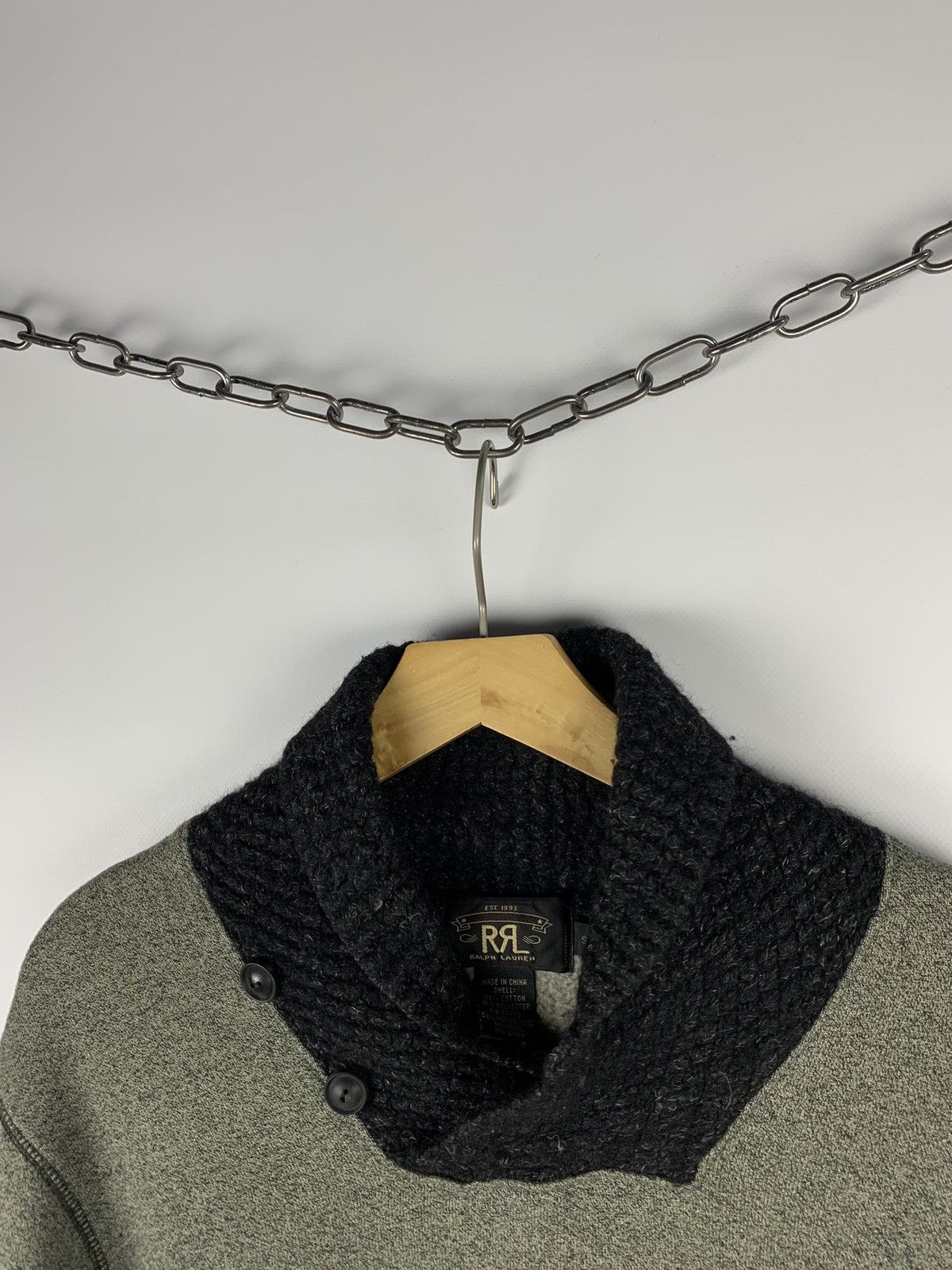 RRL Ralph Lauren RRL Ralph Lauren Sweater Buttons Shawl Neck Men’s Size M Top Size US S / EU 44-46 / 1 - 7 Thumbnail