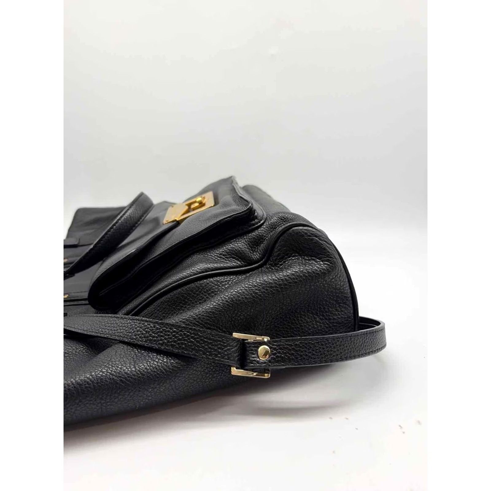 Marc by Marc Jacobs Marc By Marc Jacobs Black Pebbled Tote Bag Size ONE SIZE - 5 Thumbnail