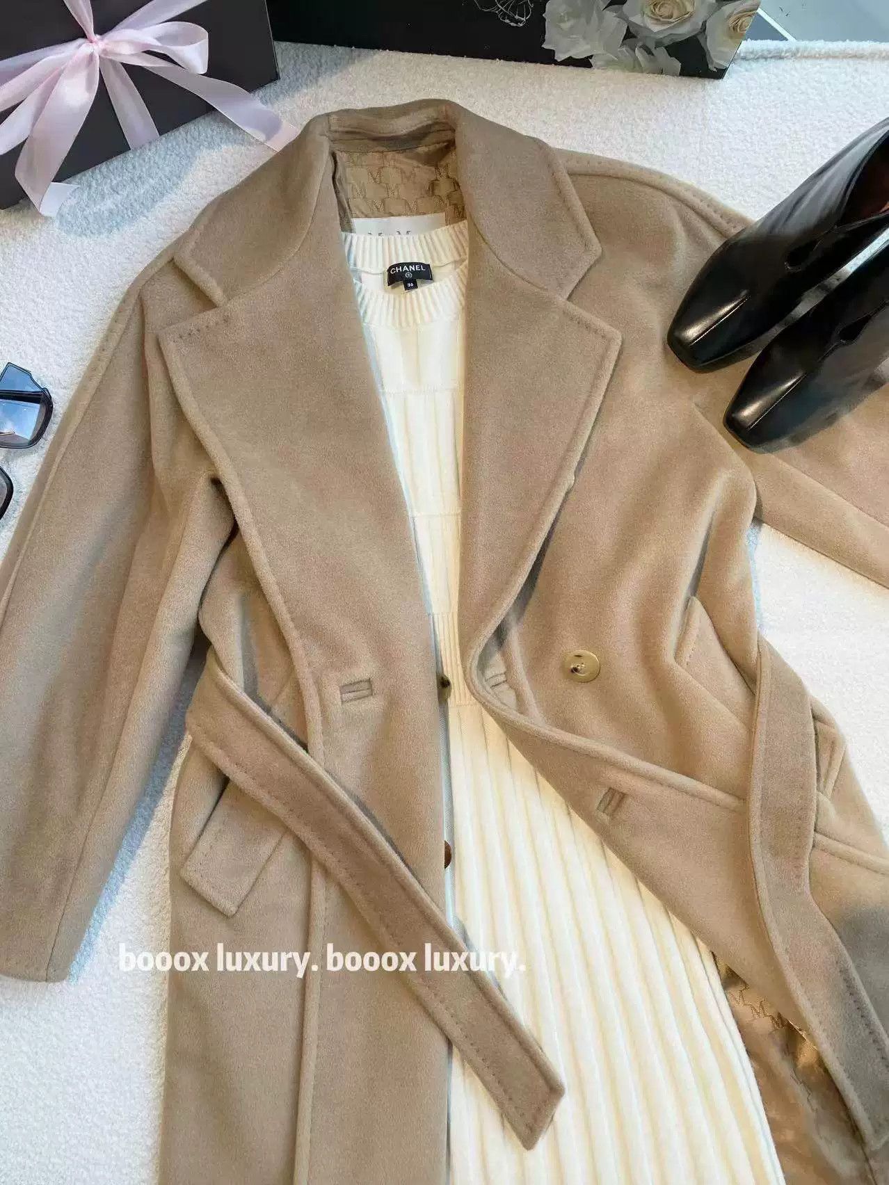 Max Mara maxmara camel wool coat 101801 series Size US XXS / EU 40 - 1 Thumbnail