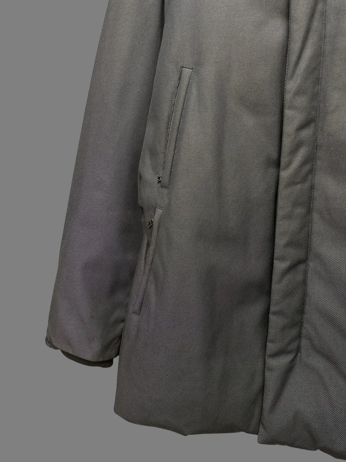 Allsaints Husky Grey Quilted Long Jacket British Country Classic Style Size US L / EU 52-54 / 3 - 4 Thumbnail