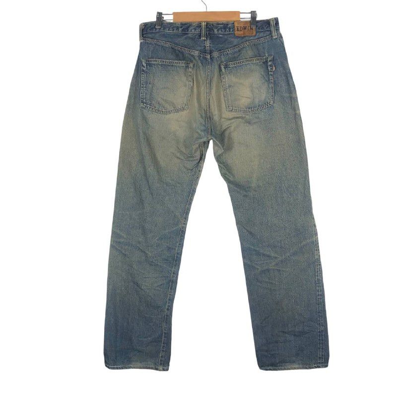 Edwin × Japanese Brand Vintage Edwin 505 Distressed Denim jeans Size US 34 / EU 50 - 4 Thumbnail
