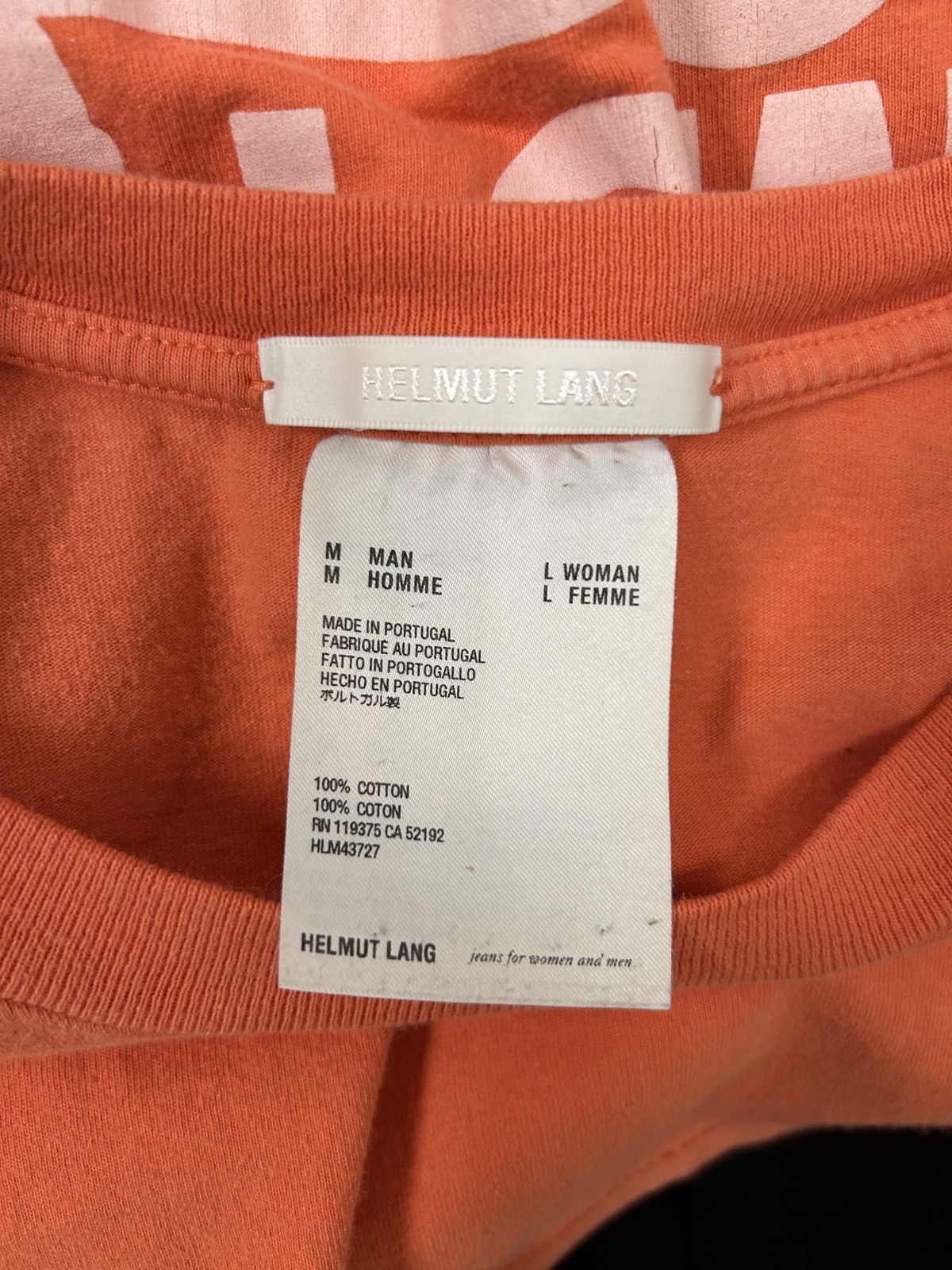 Helmut Lang Spray Painted Logo Tee Size US M / EU 48-50 / 2 - 4 Thumbnail