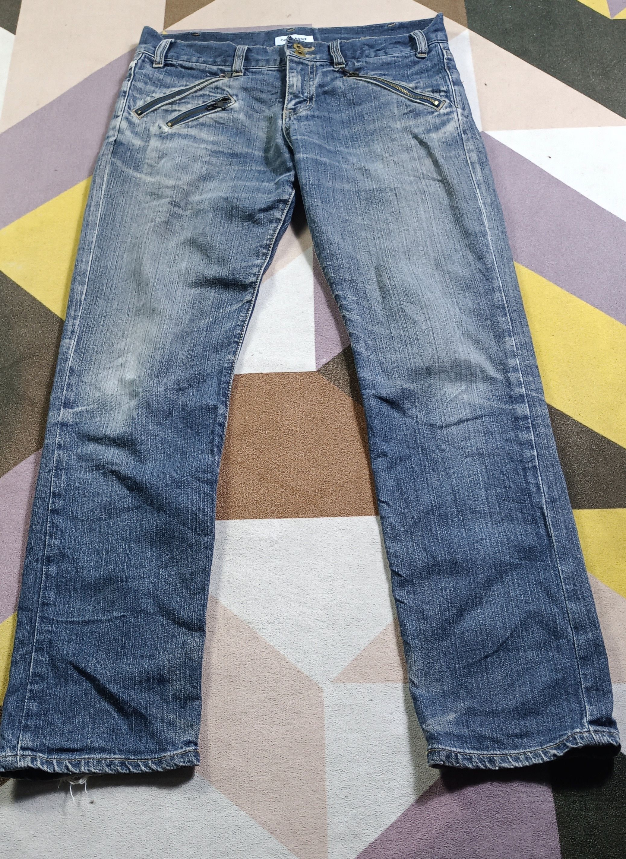Japanese Brand × Le Grande Bleu (L.G.B.) × Tornado Mart Open arms Japan Straight Leg Multi Zipper Size US 32 / EU 48 - 1 Thumbnail