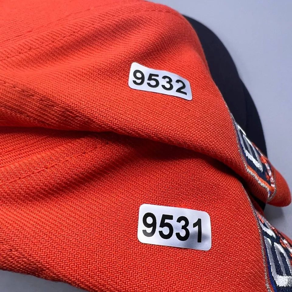 New Era Houston Astros Hat Men 7 3/8 59Fifty New Era Fitted Cap New Size ONE SIZE - 8 Thumbnail