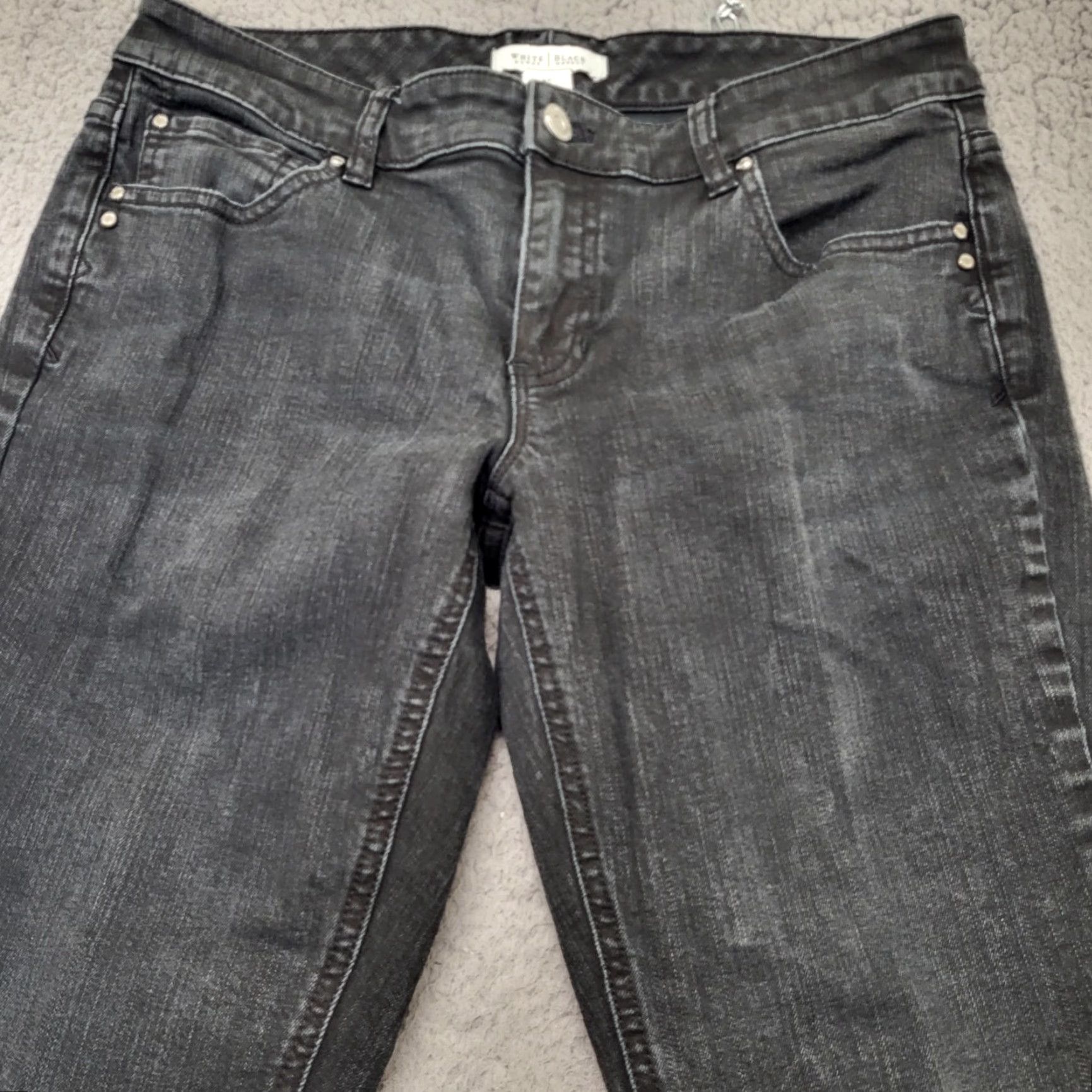 White House Black Market White House Black Market Jeans Women's Size 8R Black Bootcut Flare Love Life ❤️ Jeans Women Bootcut Black 8R Regular Fit 5-Pocket Denim Spandex Cotton Size 30" / US 8 / IT 44 - 5 Thumbnail
