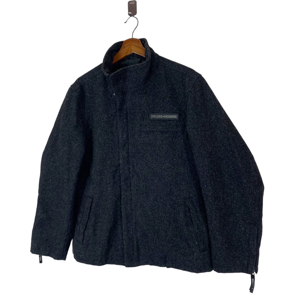 Vintage VINTAGE 291295 HOMME DESIGNER WOOL JACKET Size US M / EU 48-50 / 2 - 2 Thumbnail