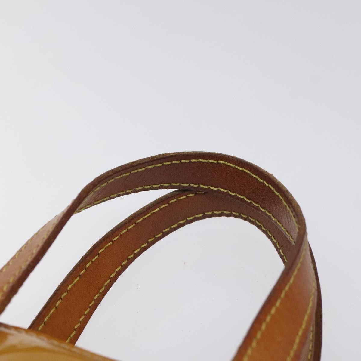 Louis Vuitton LOUIS VUITTON Monogram Vernis Reade PM Hand Bag Beige M91334 Size ONE SIZE - 8 Thumbnail