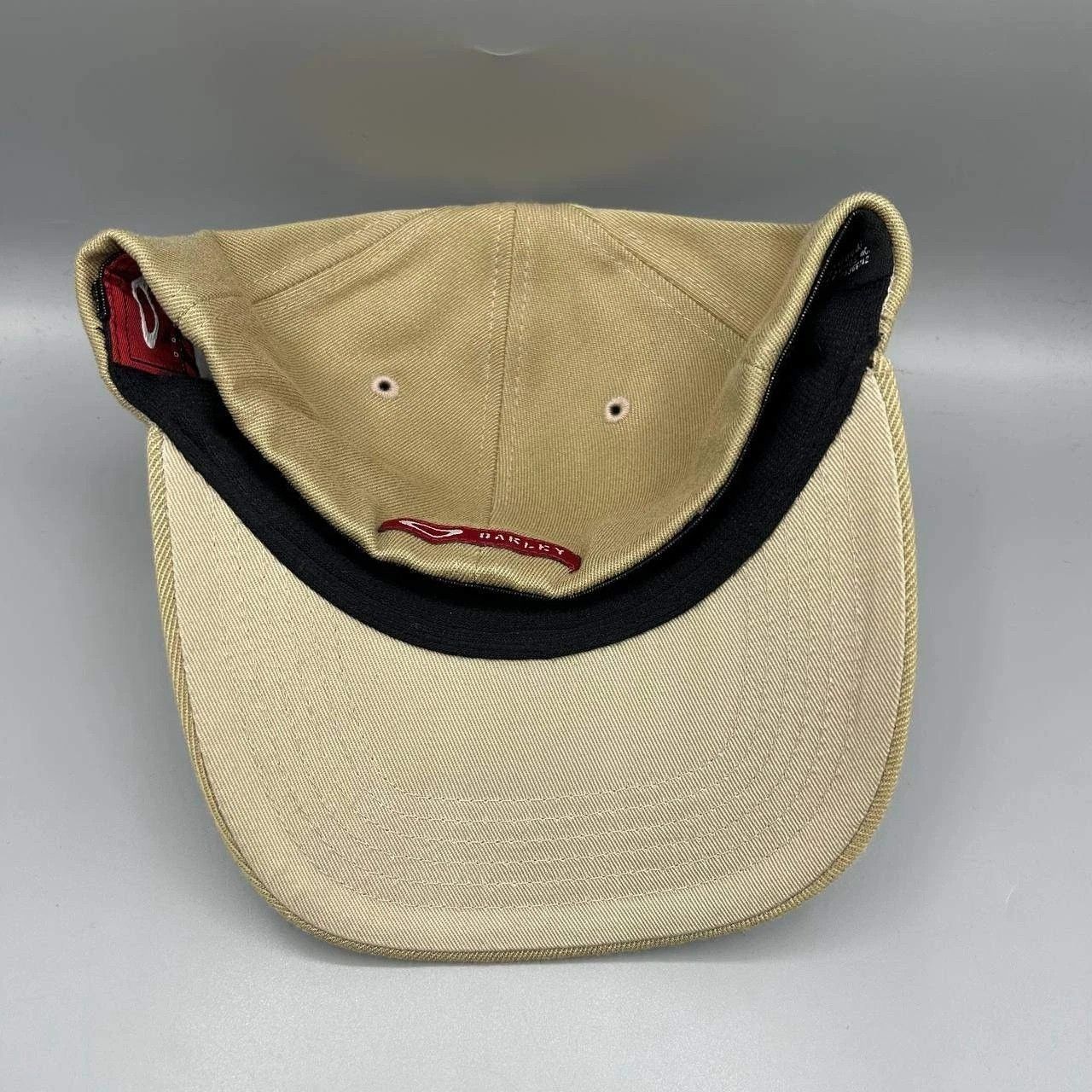 Oakley Oakley Hat Men Small-Medium Brown Stretch Fitted Cap S-M Size ONE SIZE - 8 Thumbnail