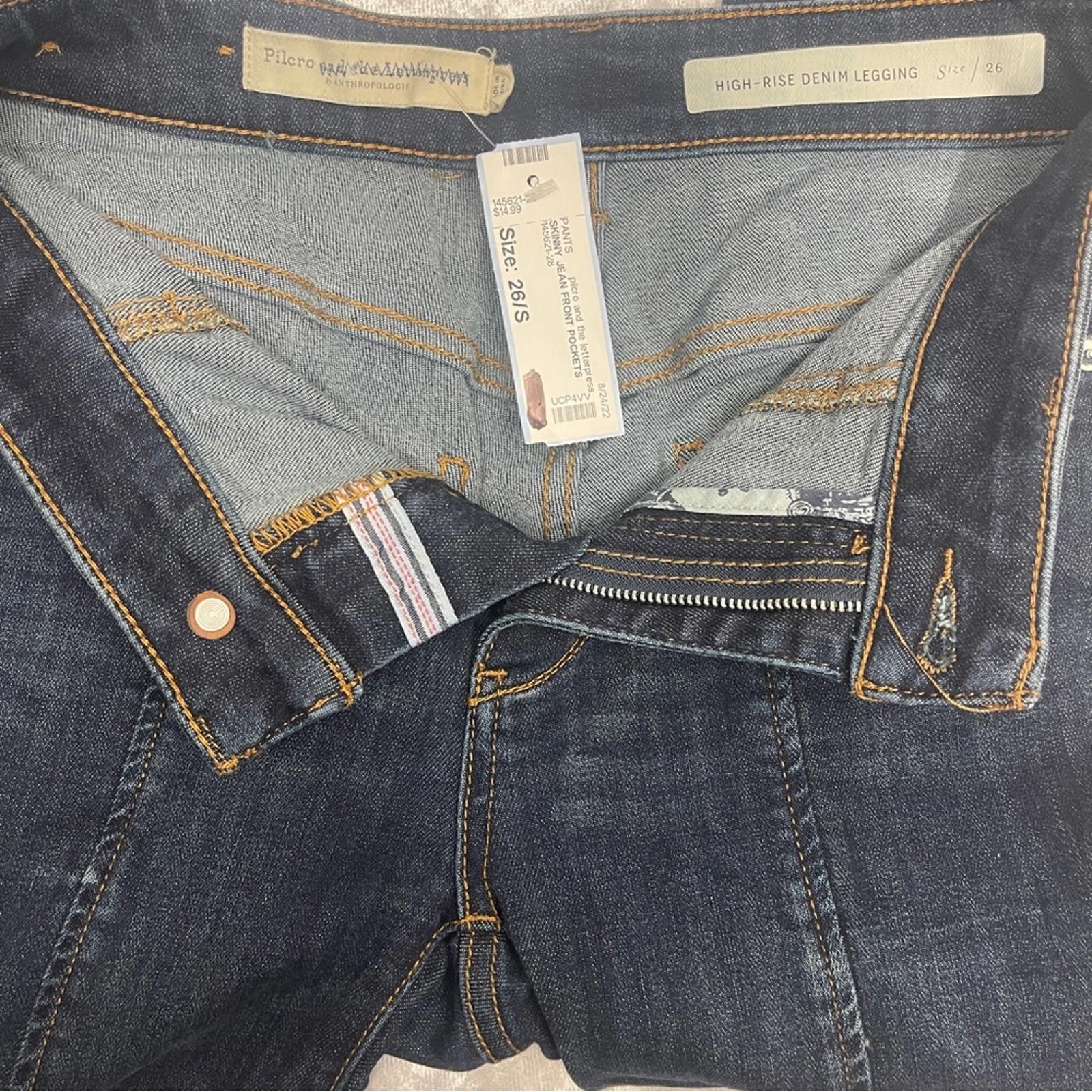 Anthropologie Pilcro by Anthropologie size 26 Women's Jeans NWT Size 26" / US 2 / IT 38 - 4 Thumbnail