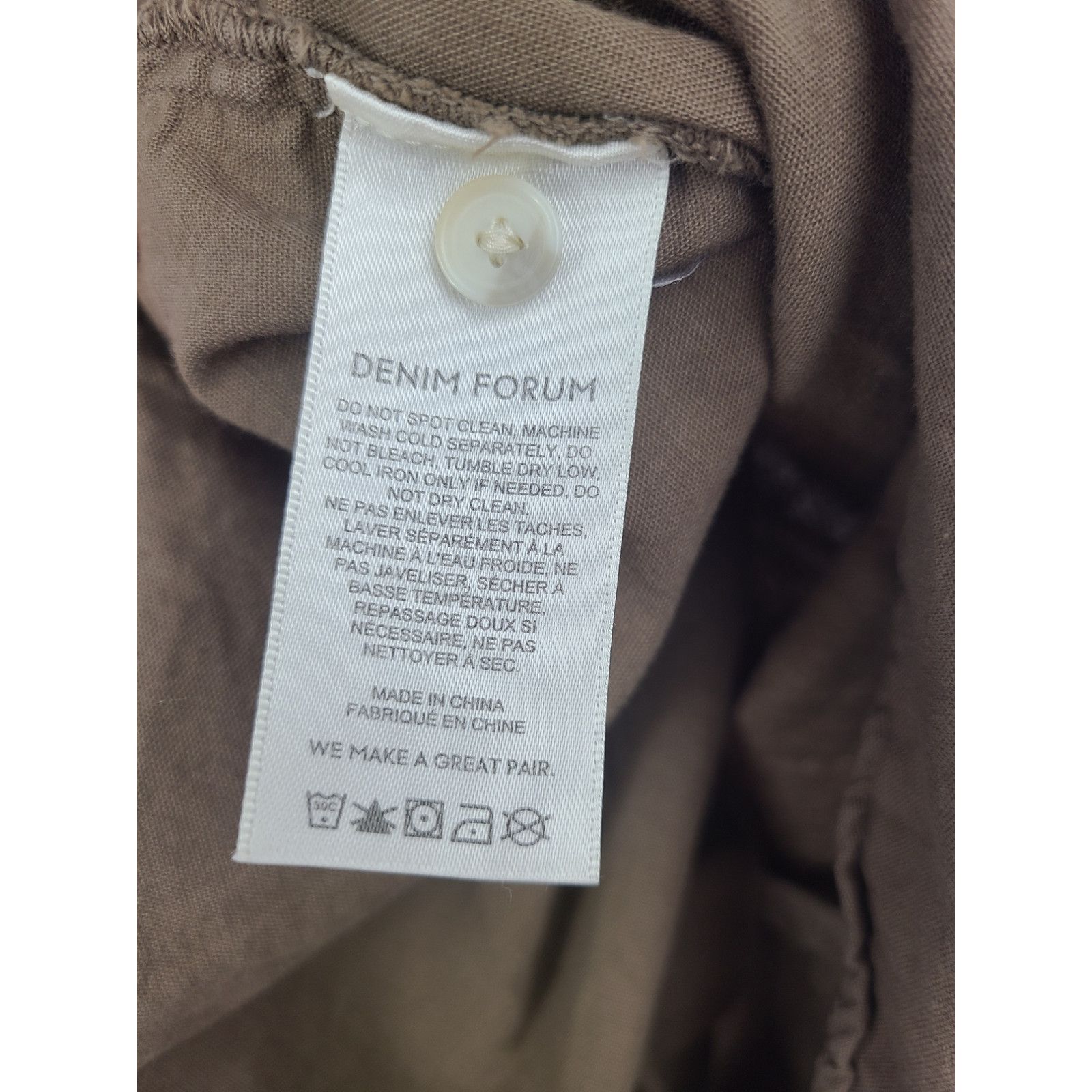 Aritzia Denim Forum Artizia The Jane Shirt Button Front Size Medium Size M / US 6-8 / IT 42-44 - 5 Thumbnail