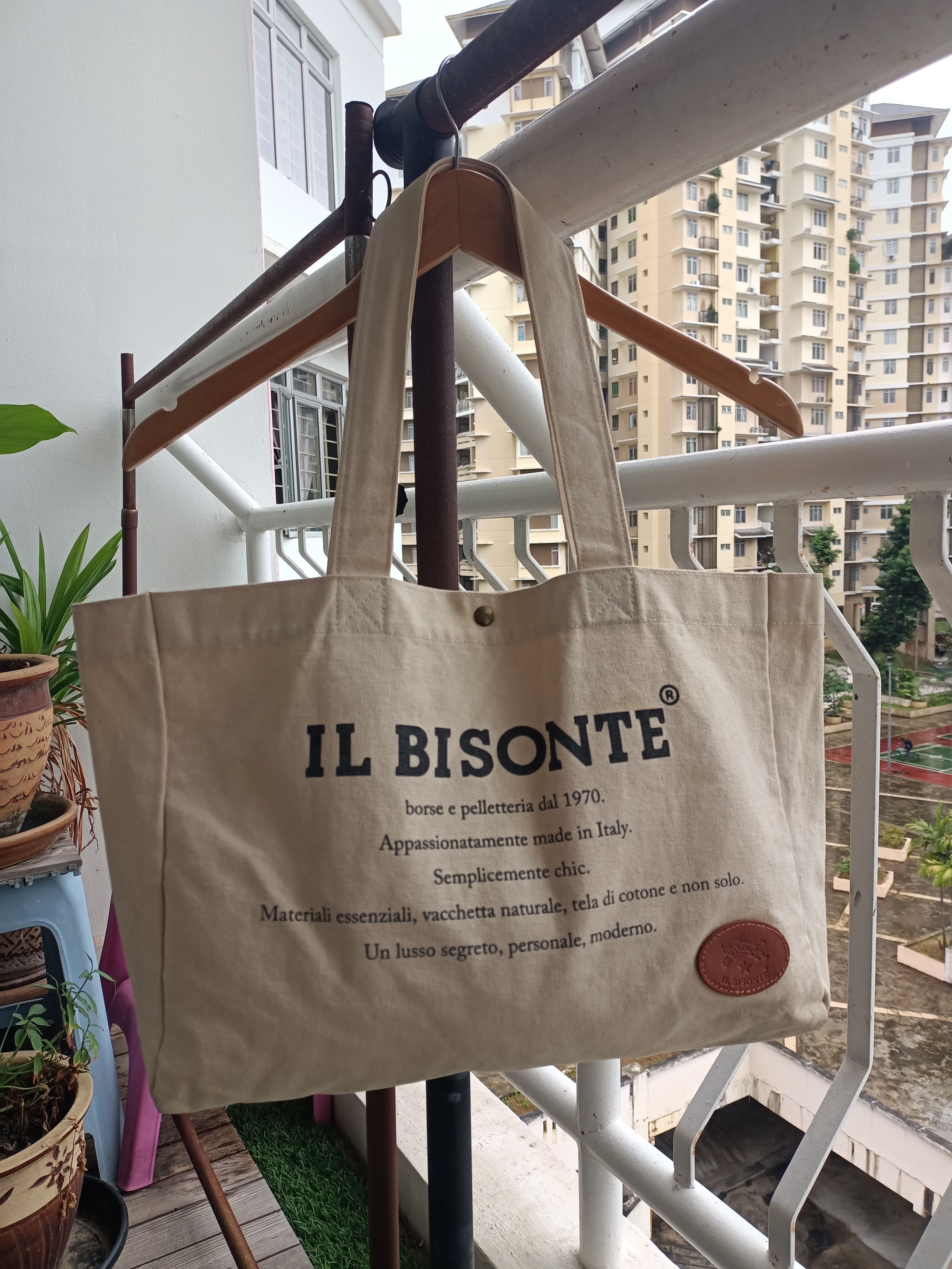 Il Bisonte IL Bisonte duck canvas tote bag combo 2pc Size ONE SIZE - 4 Thumbnail