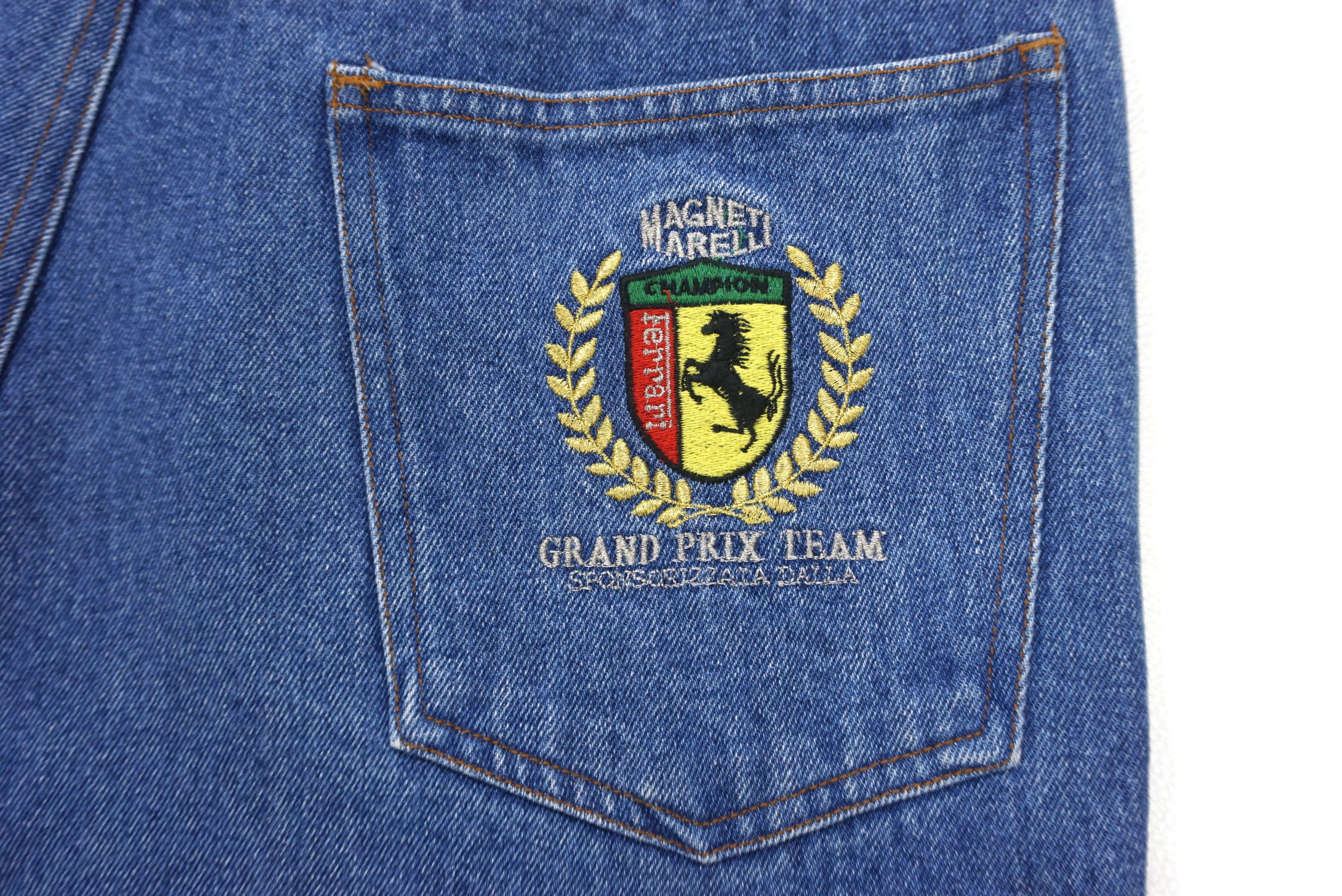 Ferrari Magneti Marelli Jeans Size W34xL24 Cropped Denim Jorts Size US 34 / EU 50 - 8 Thumbnail