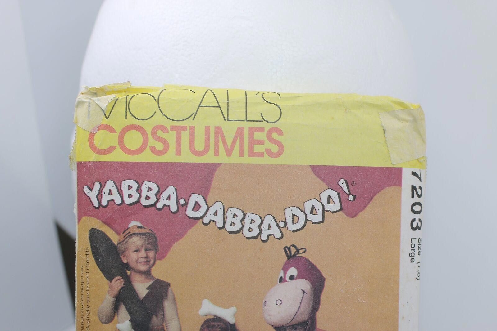 Other McCall's Flintstones Costumes Pattern 7203 Size Large 7-8 Size ONE SIZE - 2 Thumbnail