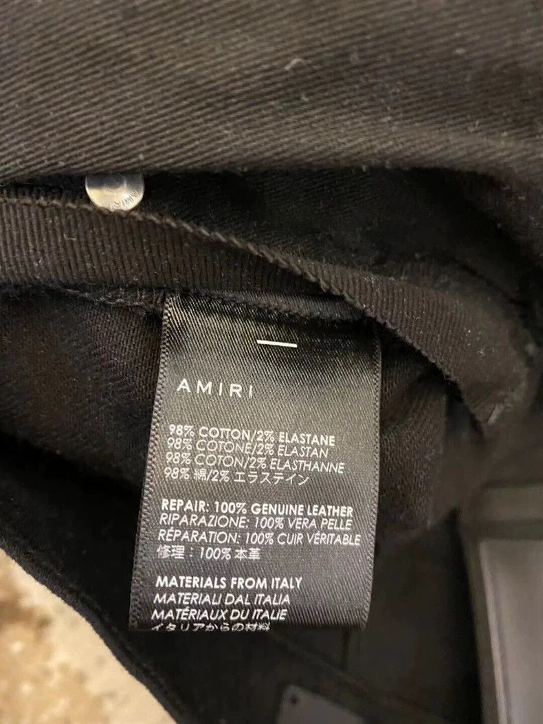 Amiri Amiri pure black mx1 denim pants Size US 31 - 5 Thumbnail