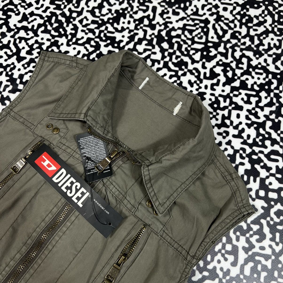 Diesel Vintage Y2K Diesel Japanese Style Belted Zip Casual Dress Size S / US 4 / IT 40 - 13 Thumbnail