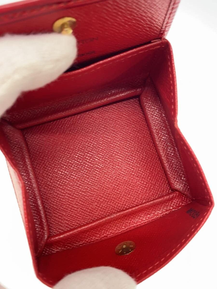 Louis Vuitton Louis Vuitton Epi Porte Monet Boite Leather Red Size ONE SIZE - 4 Thumbnail