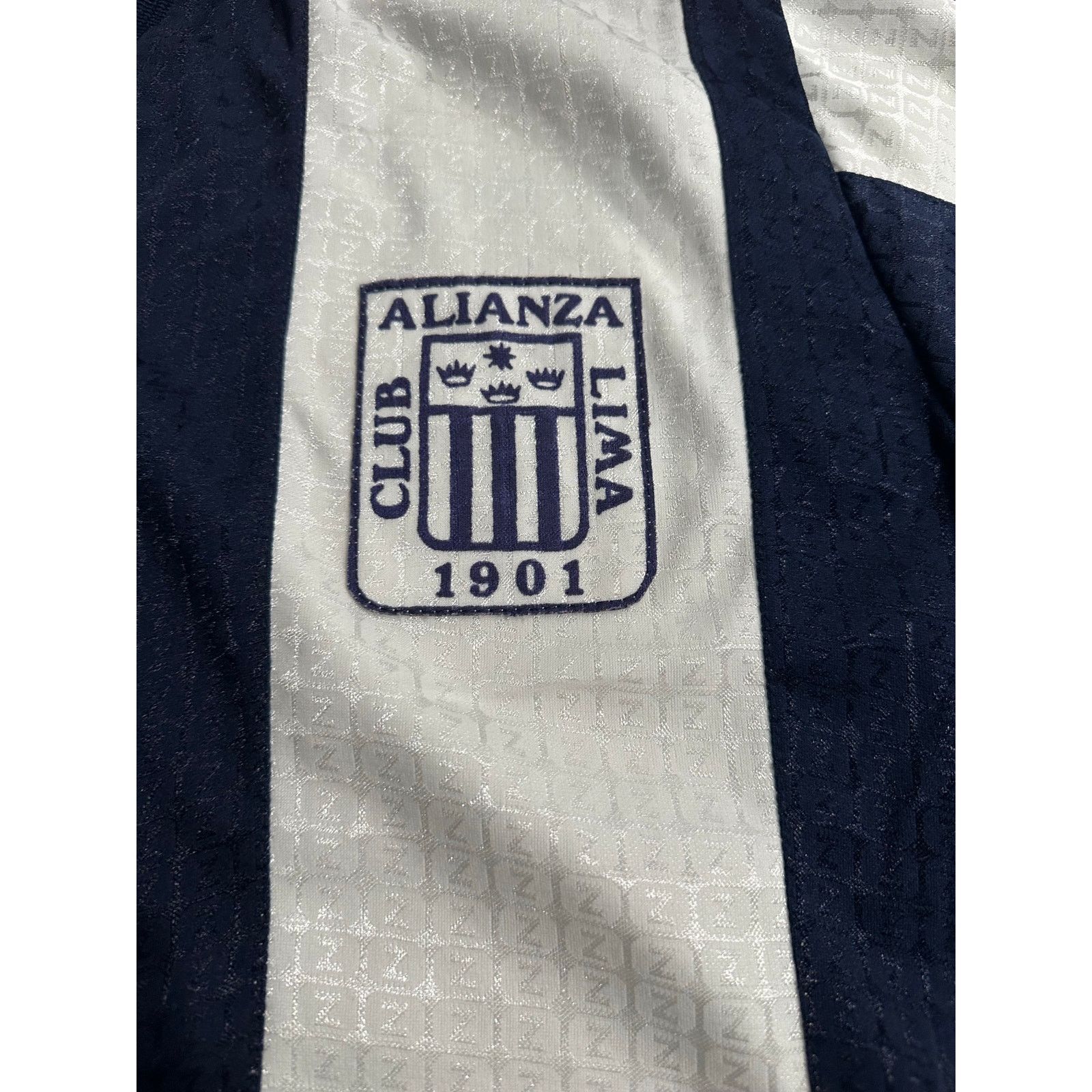 Other Herran Club Alianza Lima 1901 Peru Soccer Home Jersey Rare Size US S / EU 44-46 / 1 - 2 Thumbnail