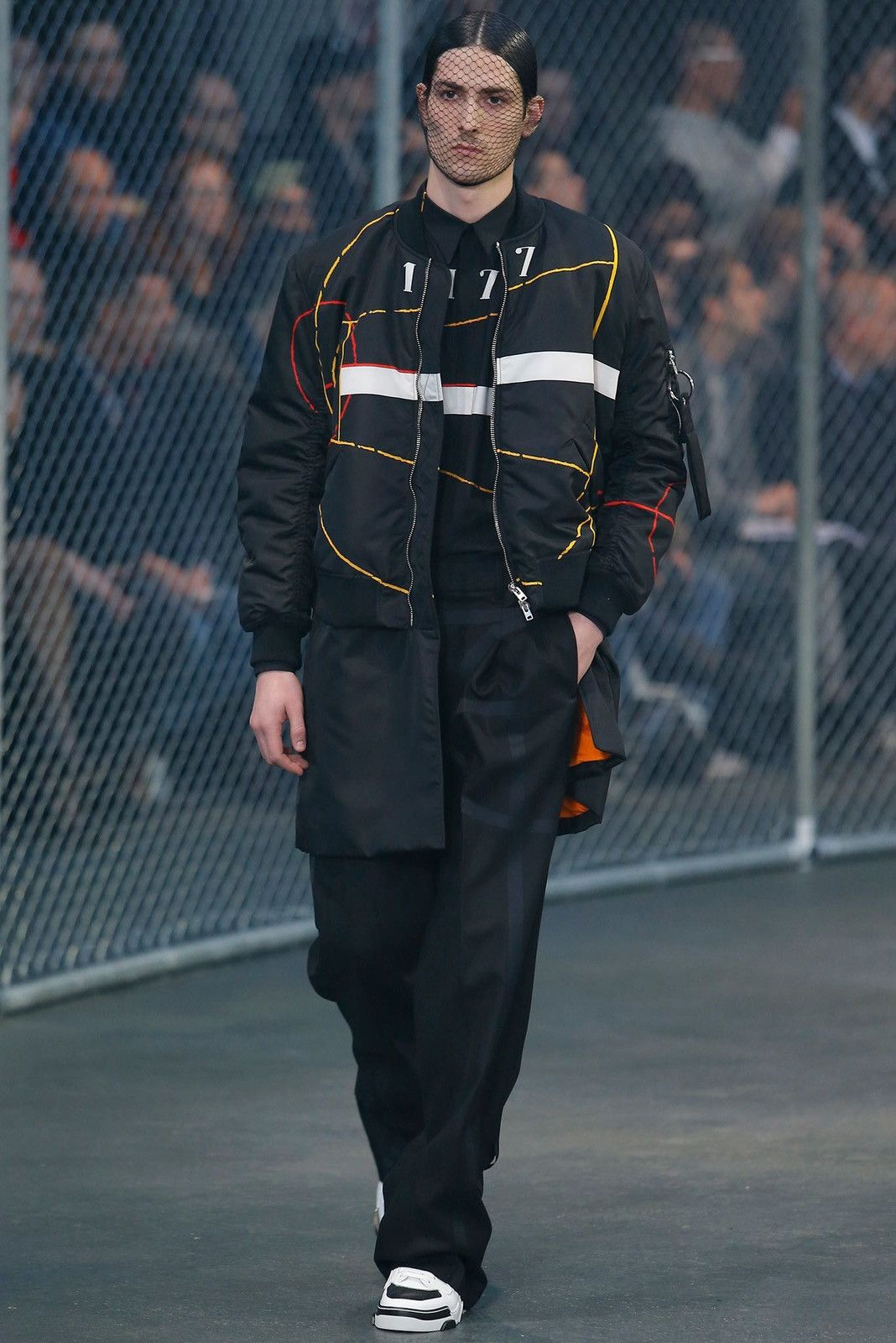 Givenchy FW2014 Basketball Court Print Bomber Jacket Size US S / EU 44-46 / 1 - 5 Thumbnail