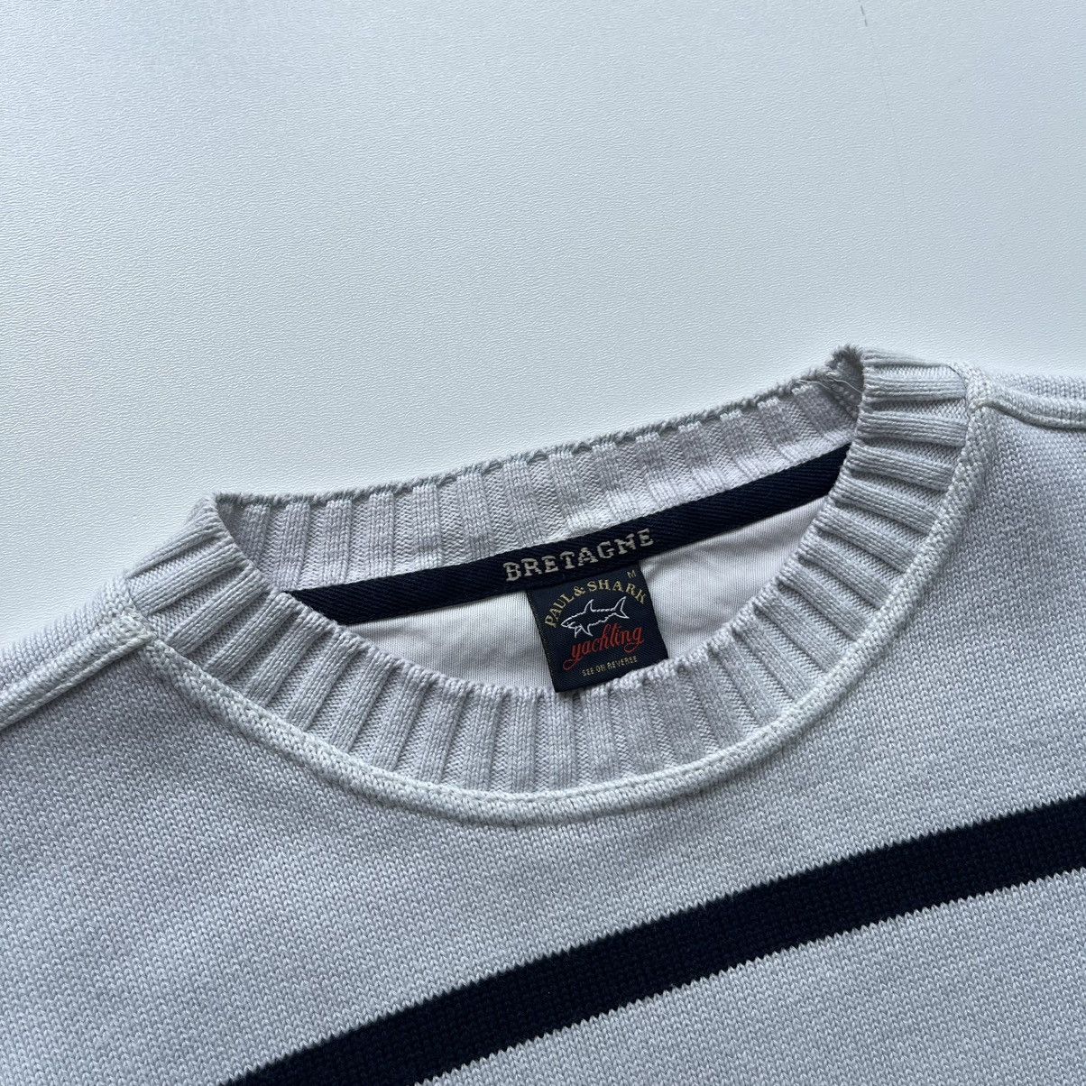 Paul & Shark Paul & Shark Yachting Bretagne Stripe Cotton Vintage Sweater Size US M / EU 48-50 / 2 - 7 Thumbnail