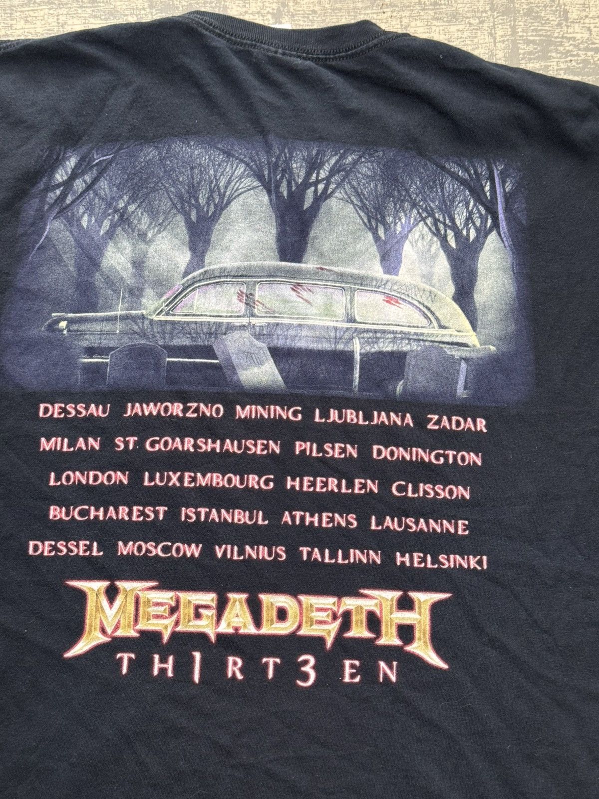 Megadeth × Metallica Megadeth vintage rock metal band tee Size US L / EU 52-54 / 3 - 5 Thumbnail