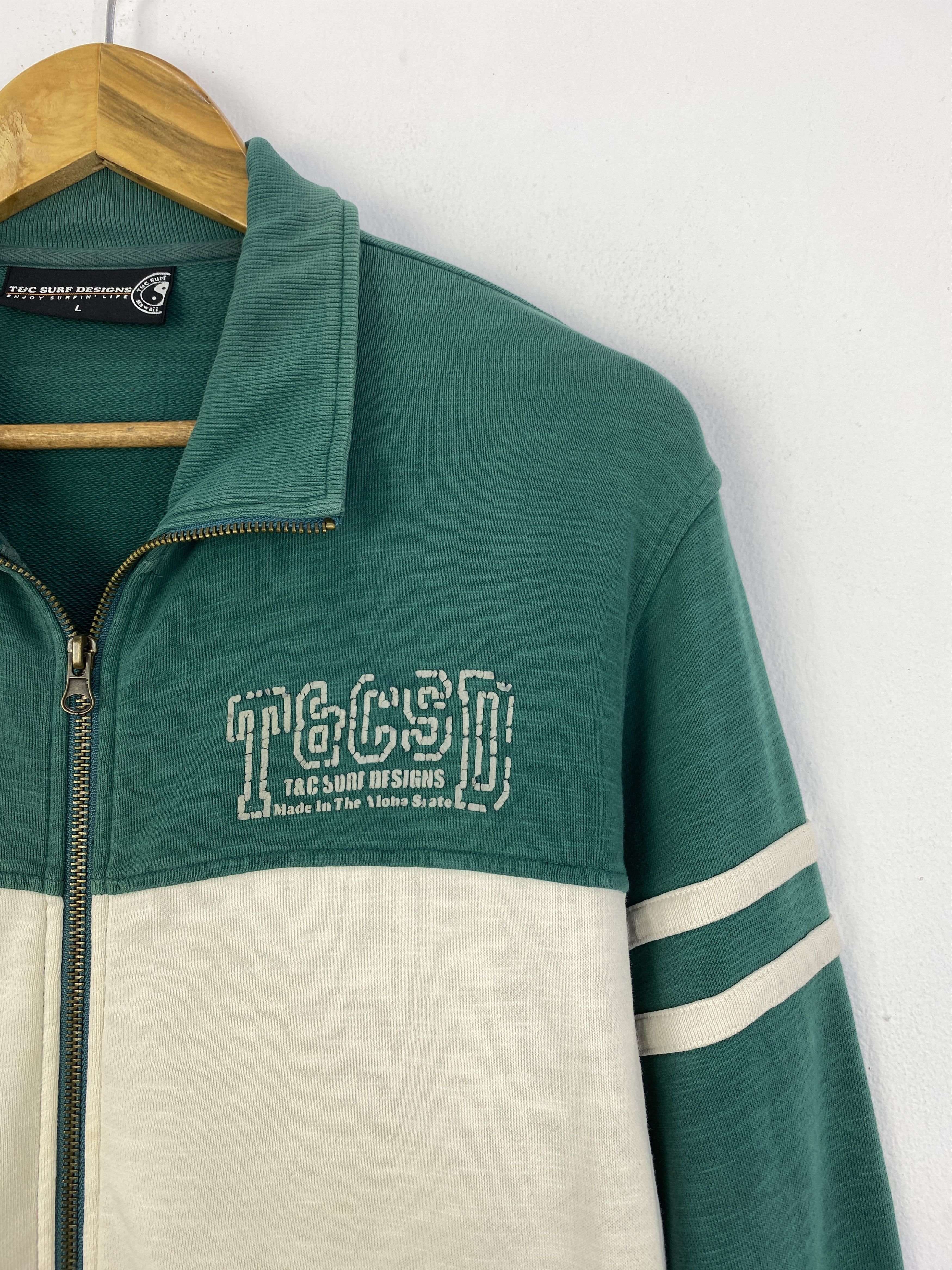 Vintage Vintage T&C Surf Designer Zipper Sweater SH0046 Size US L / EU 52-54 / 3 - 8 Thumbnail