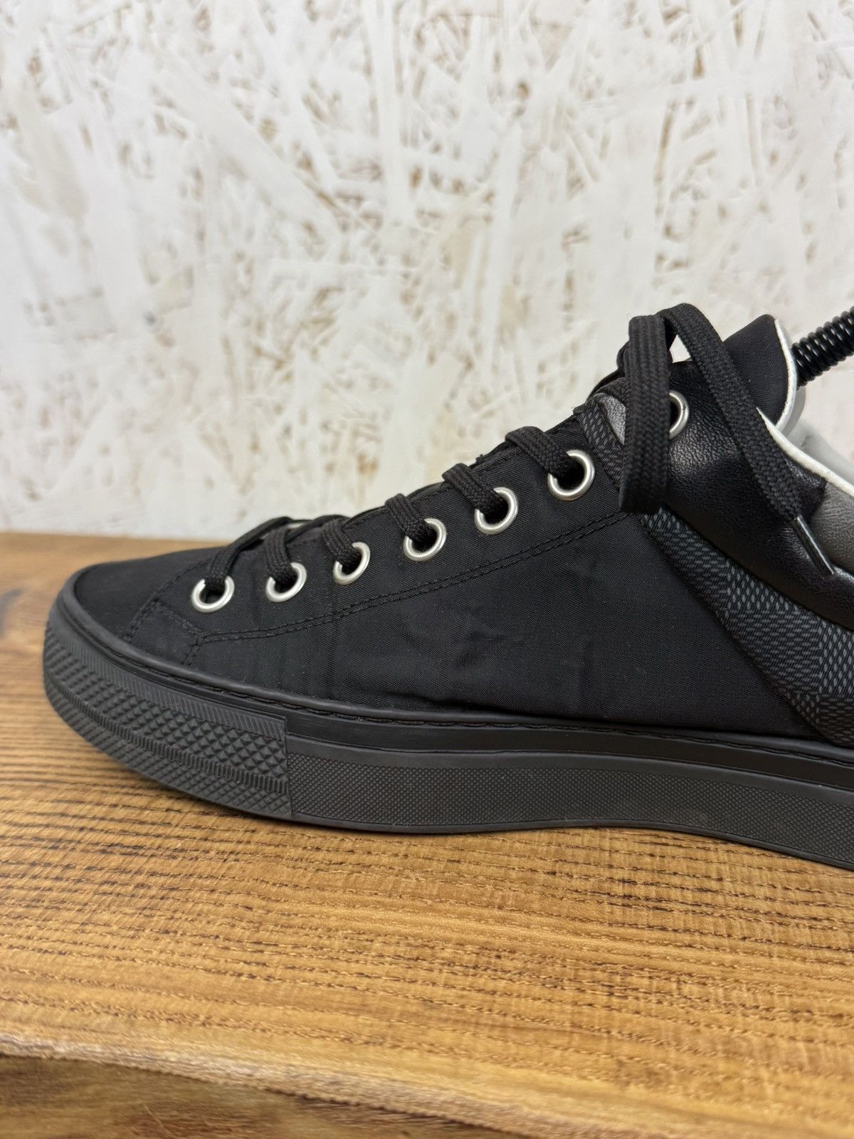 Louis Vuitton Louis Vuitton Nylon/Damier Graphite Sprinter Low Top Sneaker Size US 7.5 / EU 40-41 - 12 Thumbnail