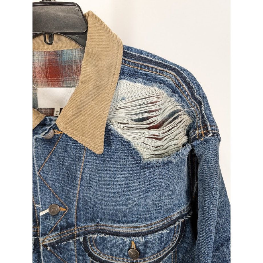Maison Margiela o1rshd1 Denim Jacket in Blue Size US L / EU 52-54 / 3 - 9 Thumbnail