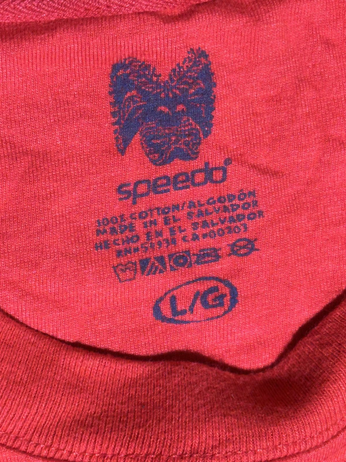 Speedo Speedo Red Floral Men's Tee Size US L / EU 52-54 / 3 - 5 Thumbnail