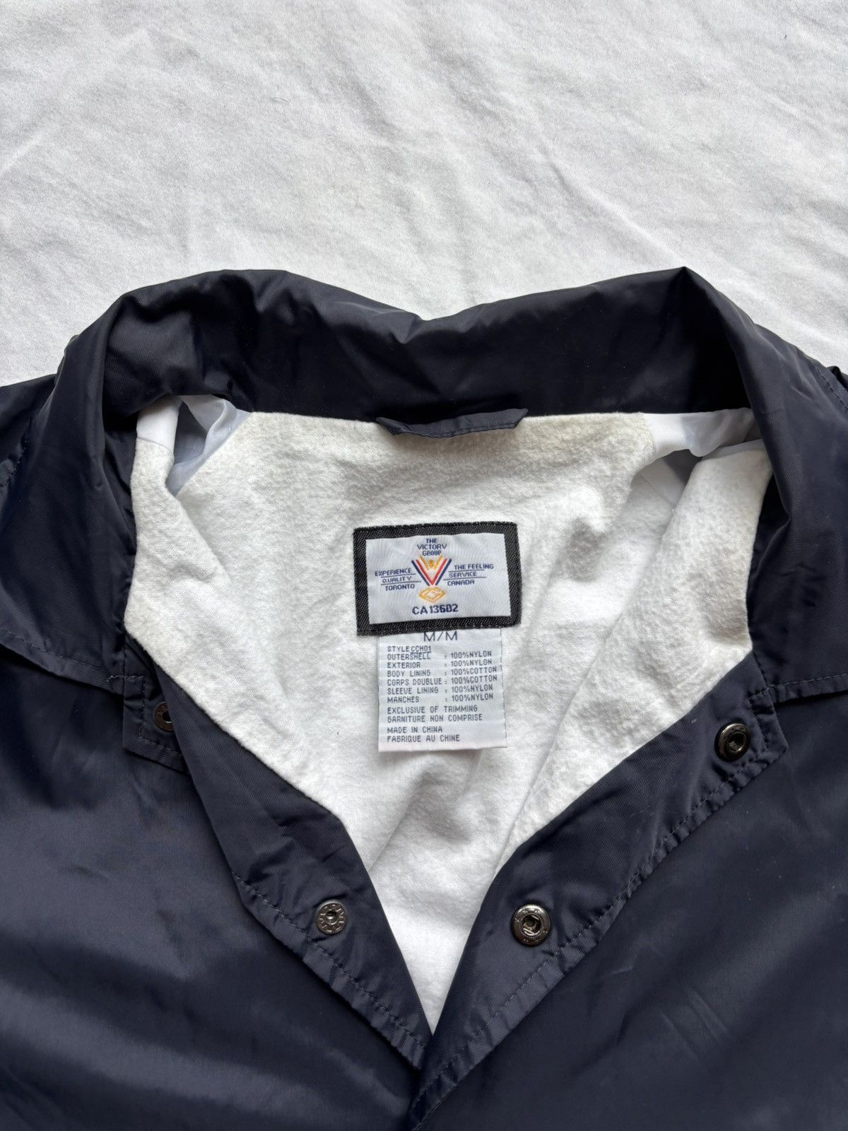 Other Vintage Victory League Coach Jacket Navy – Size M Size US M / EU 48-50 / 2 - 2 Thumbnail