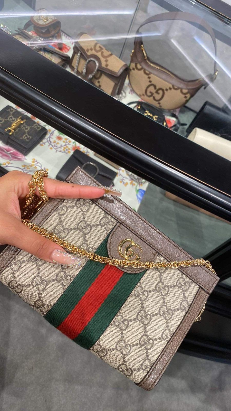 Gucci Gucci Ophidia GG Small Shoulder Bag Size ONE SIZE - 1 Thumbnail