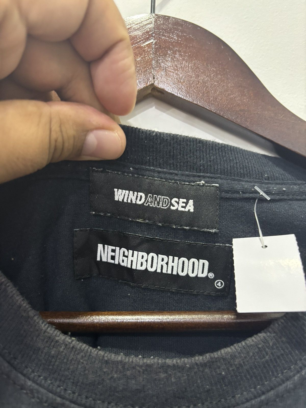 Japanese Brand × Neighborhood Neighborhood x Wind And Sea Tshirt Size US L / EU 52-54 / 3 - 5 Thumbnail