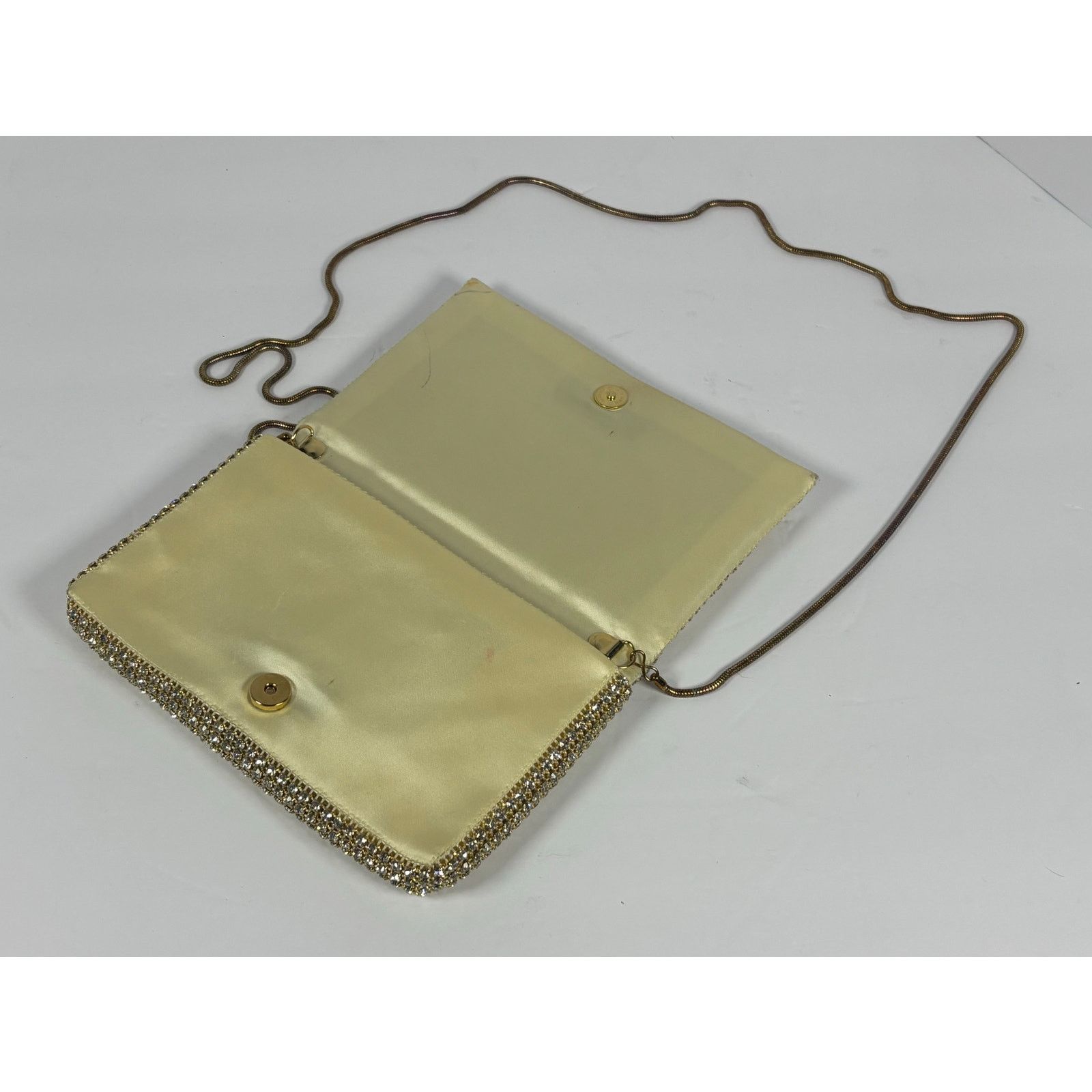The Unbranded Brand Vintage Van S Authentic Rhinestone Evening Clutch Crossbody Size ONE SIZE - 4 Thumbnail