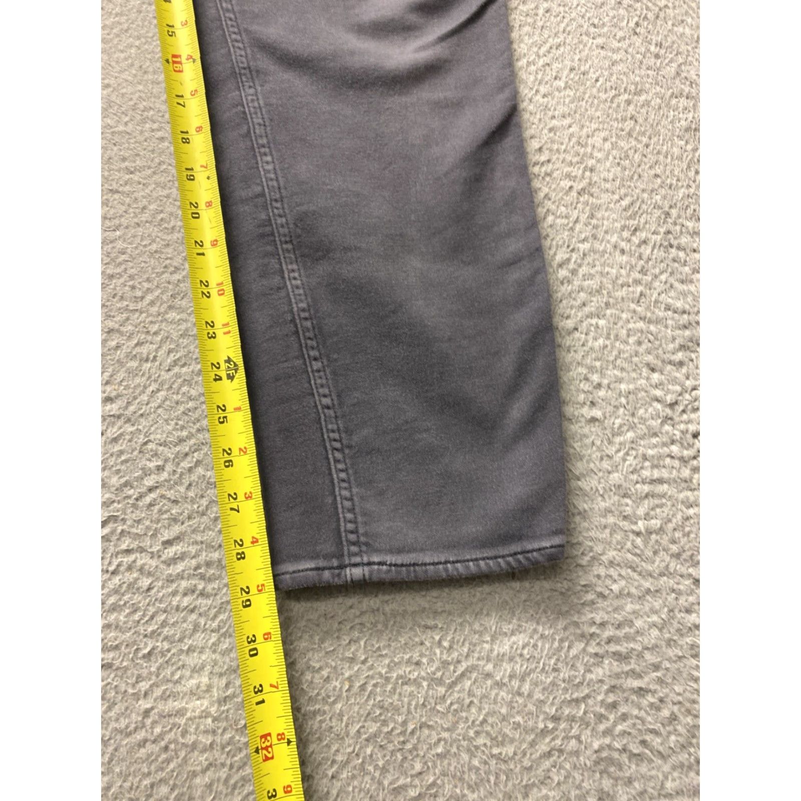 Banana Republic Banana Republic Jeans Mens 34x30 Gray Dark Wash Denim Slim Fit Straight 5-Pocket Zip Cotton Blend Stretch Regular Inseam 30 Size US 34 / EU 50 - 6 Thumbnail
