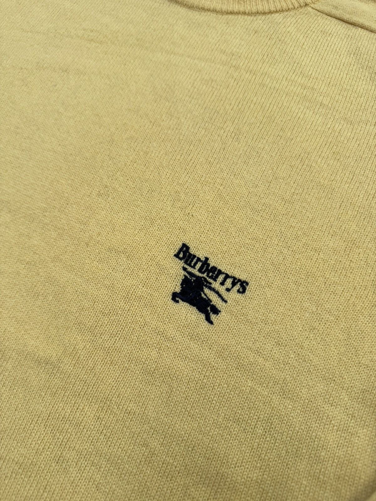 Burberry Vintage Burberry Knit Sweater Jumper wool yellow M Size US M / EU 48-50 / 2 - 5 Thumbnail