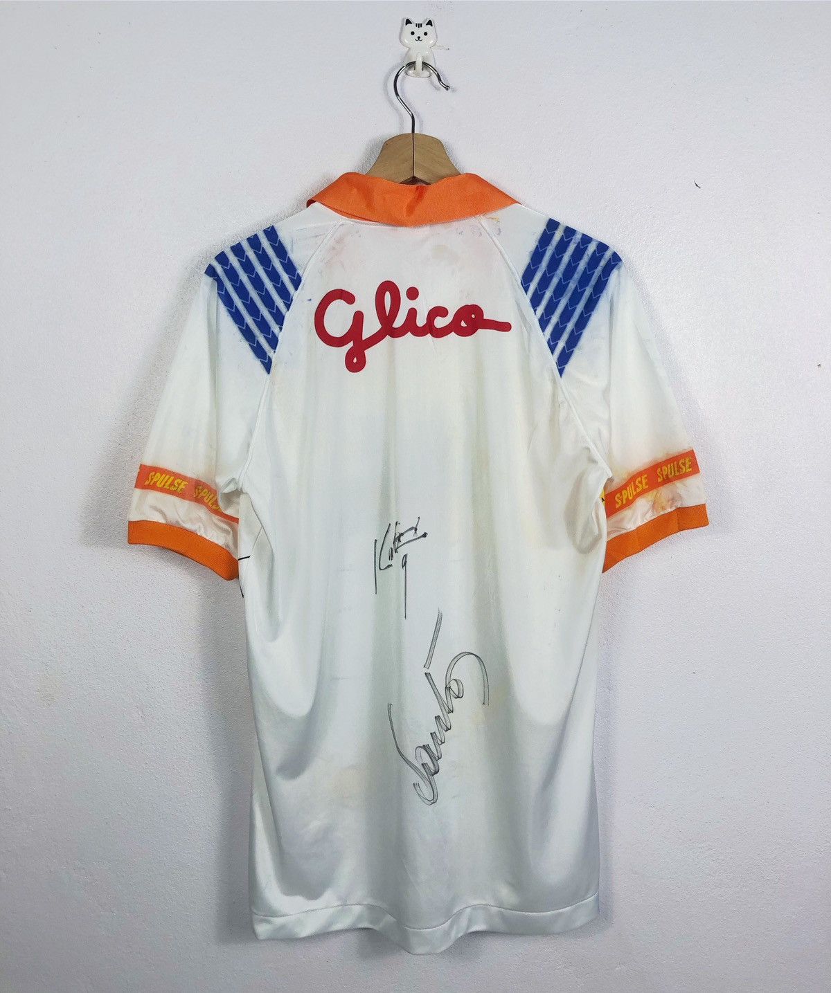 Puma × Vintage Vintage Puma X Shimizu S-Pulse 95/96 Signed Football Jersey Size US M / EU 48-50 / 2 - 9 Thumbnail