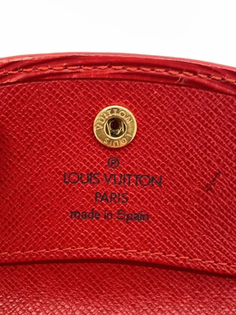 Louis Vuitton Louis Vuitton Epi Porte Monet Saenpur Leather Red Size ONE SIZE - 3 Thumbnail