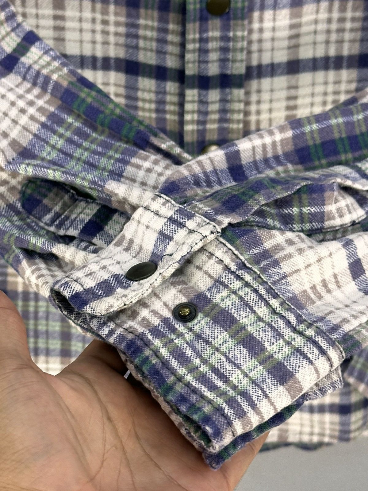 Flannel Tradesman Plaid Check Flannel Shirt Button Up Size US M / EU 48-50 / 2 - 8 Thumbnail