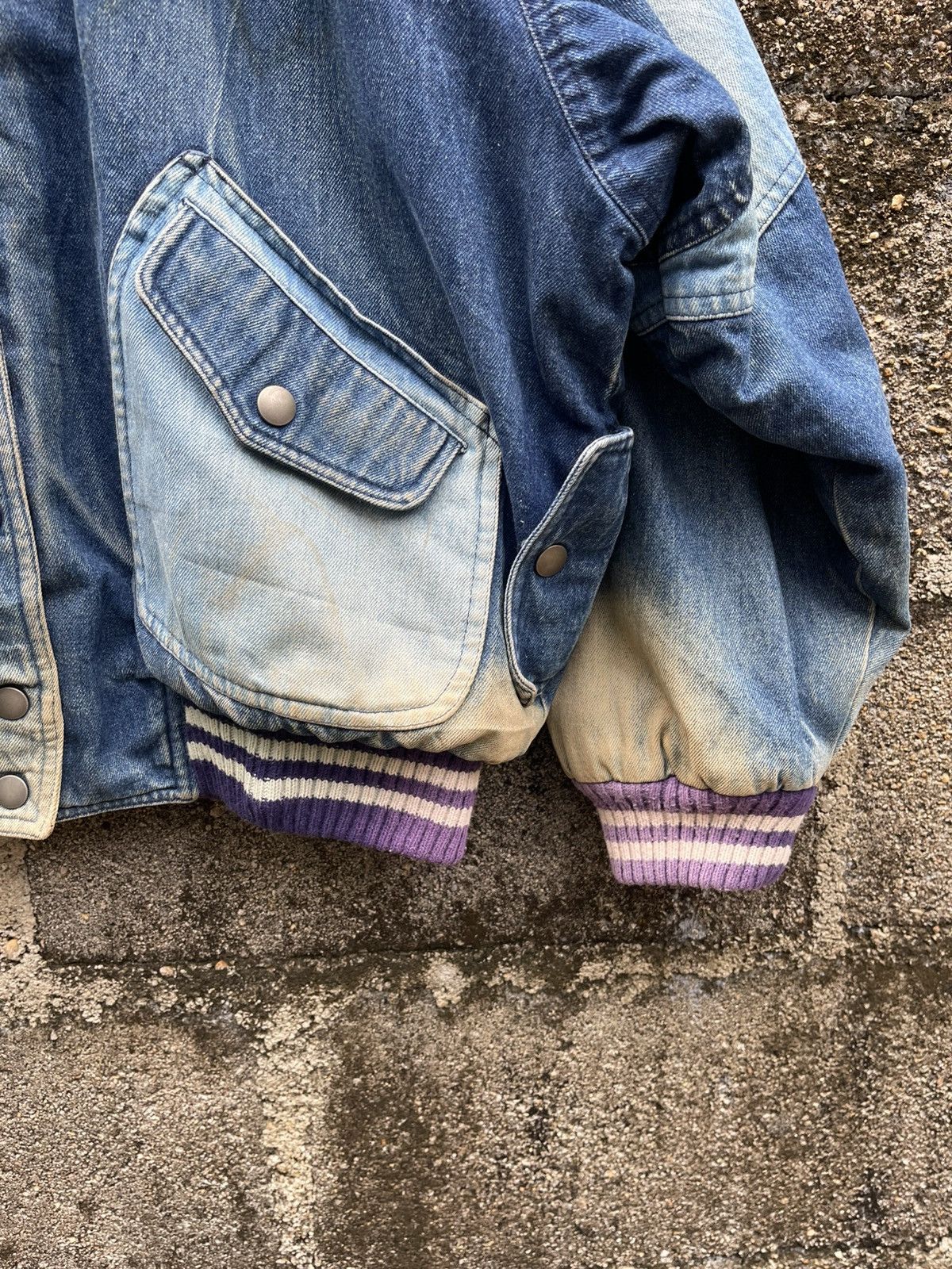 Vintage Vintage 80’s Belle Speranza Denim Jacket Bomber Size US L / EU 52-54 / 3 - 6 Thumbnail