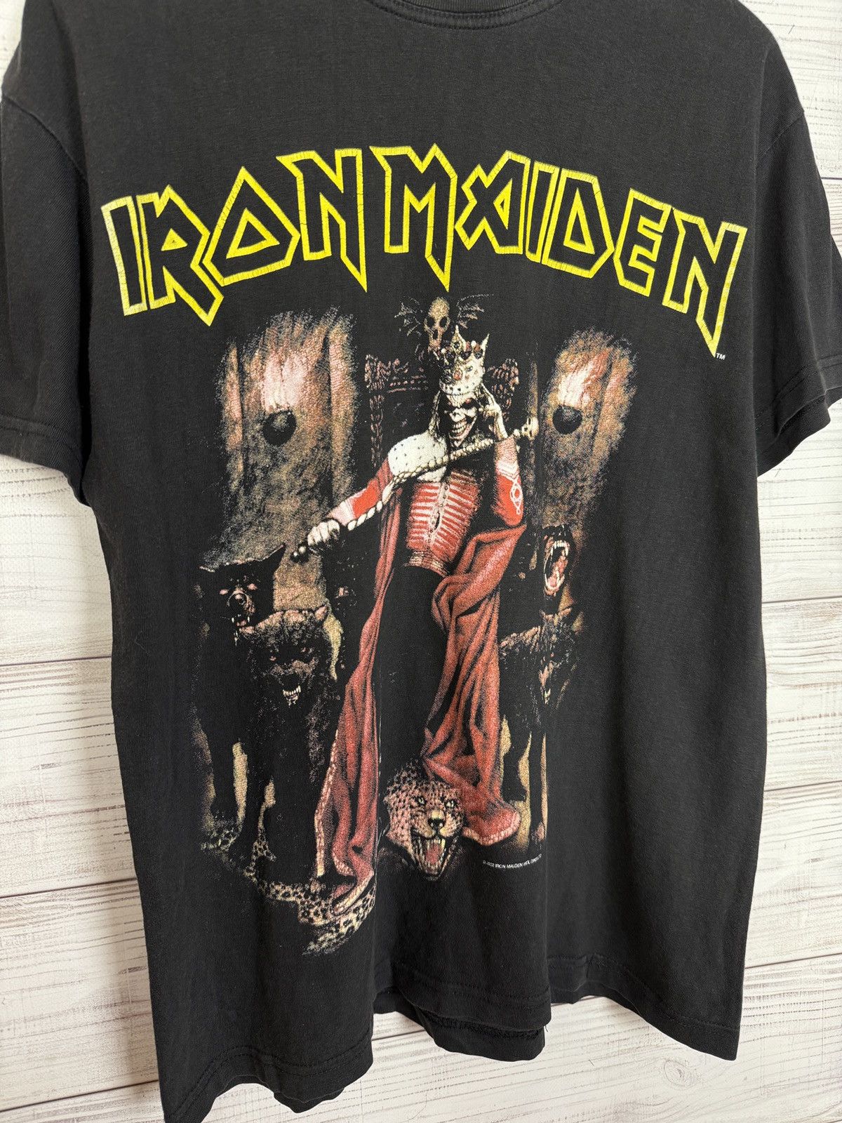 Iron Maiden Vintage IRON MAIDEN 2002 Rock Band T Shirt Tee Big Logo Size US M / EU 48-50 / 2 - 3 Thumbnail