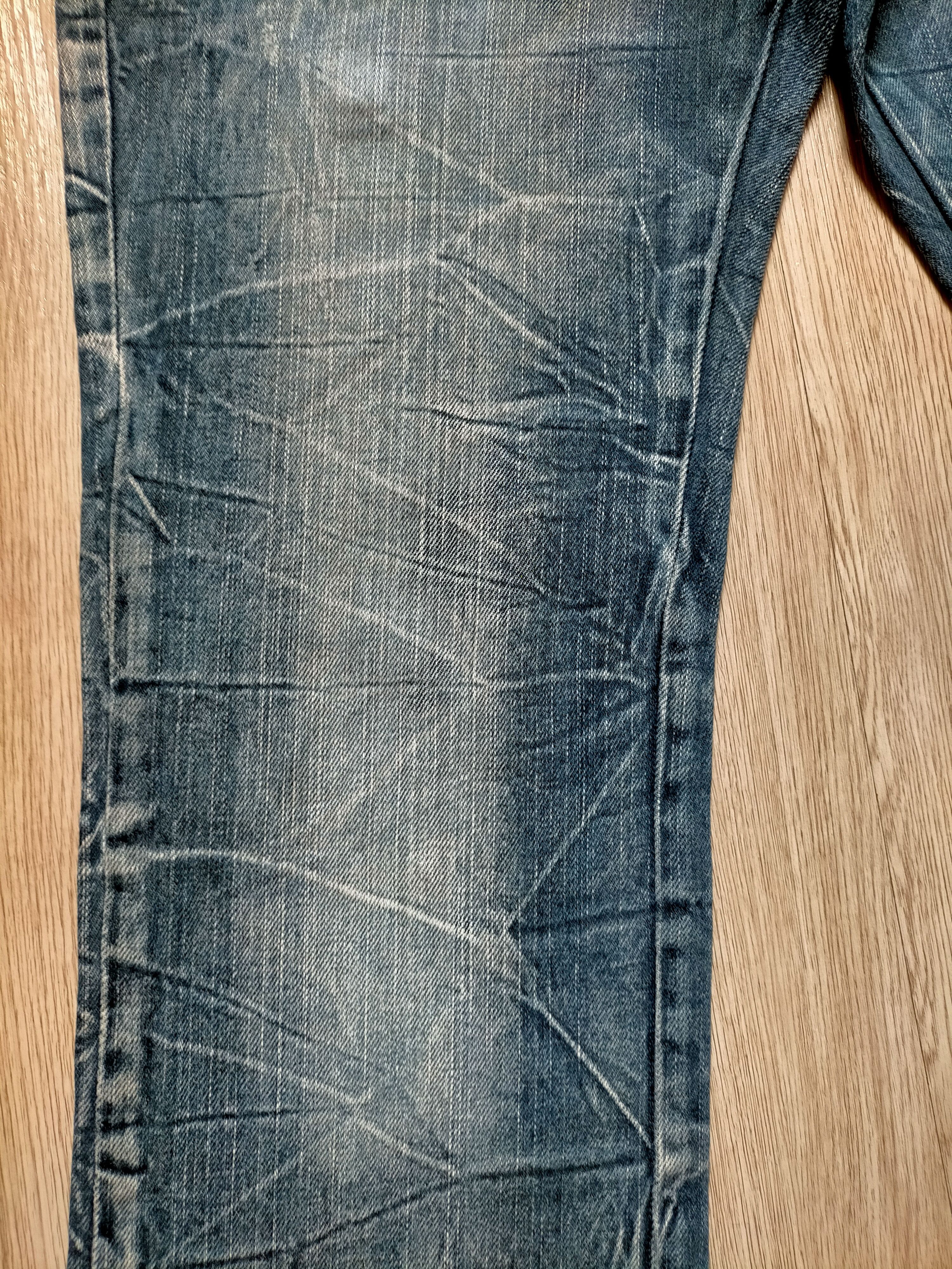 If Six Was Nine × Japanese Brand Blow By Blue Double Waist Wash Punk Skulls Jeans Pants Size US 30 / EU 46 - 7 Thumbnail