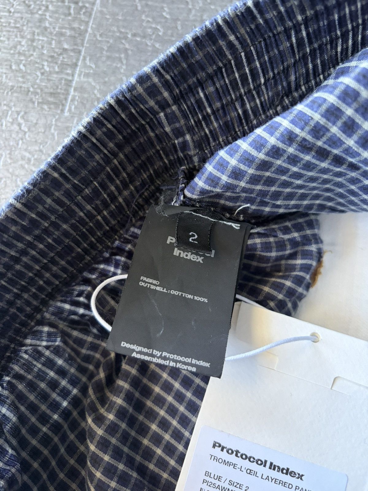 Protocol Index TROMPELOEIL LAYERED PANTS PROJECT GR stk