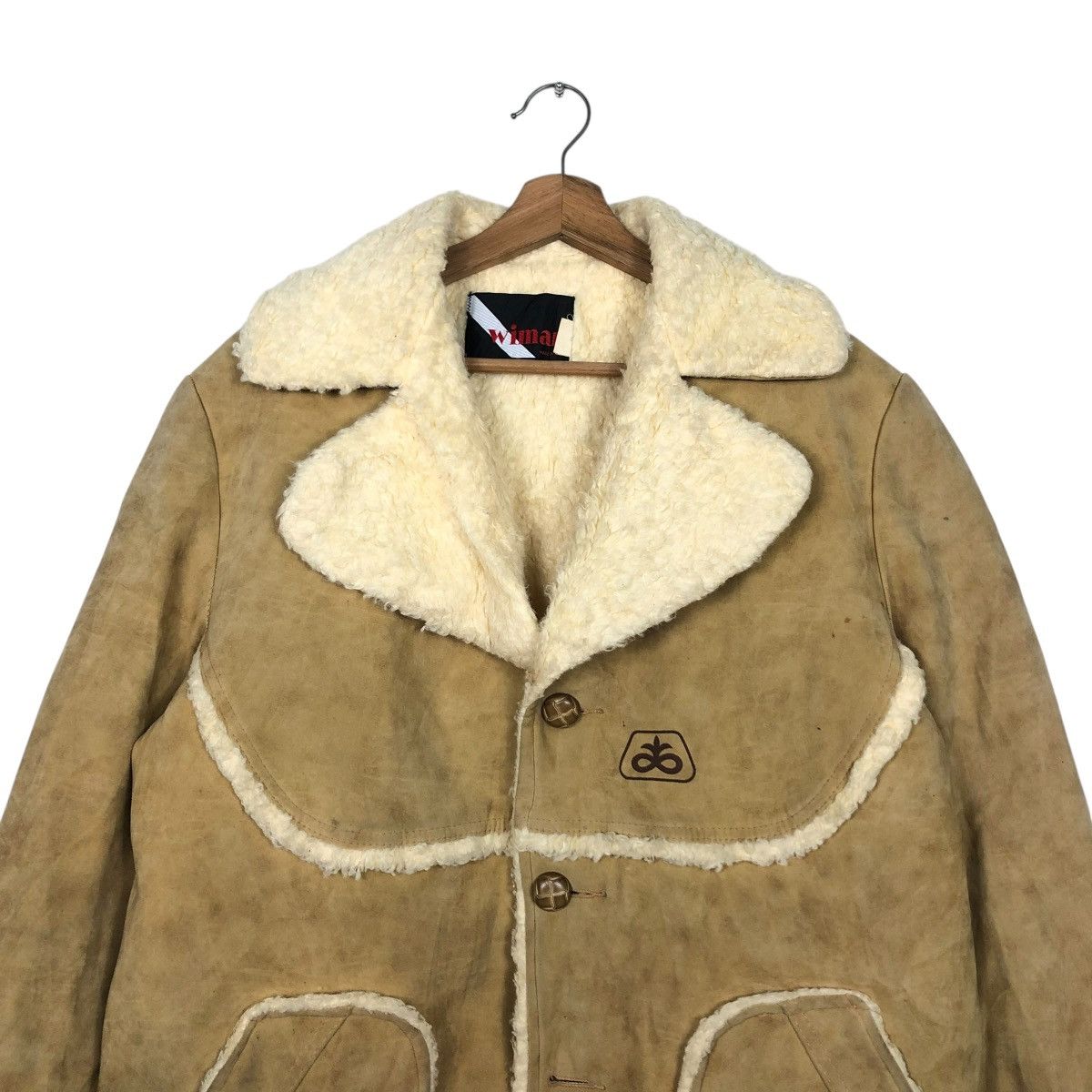 Vintage 🔥VINTAGE SUEDE LEATHER WIMAN BLANKET FUR ISSEY MIYAKE Size US M / EU 48-50 / 2 - 5 Thumbnail