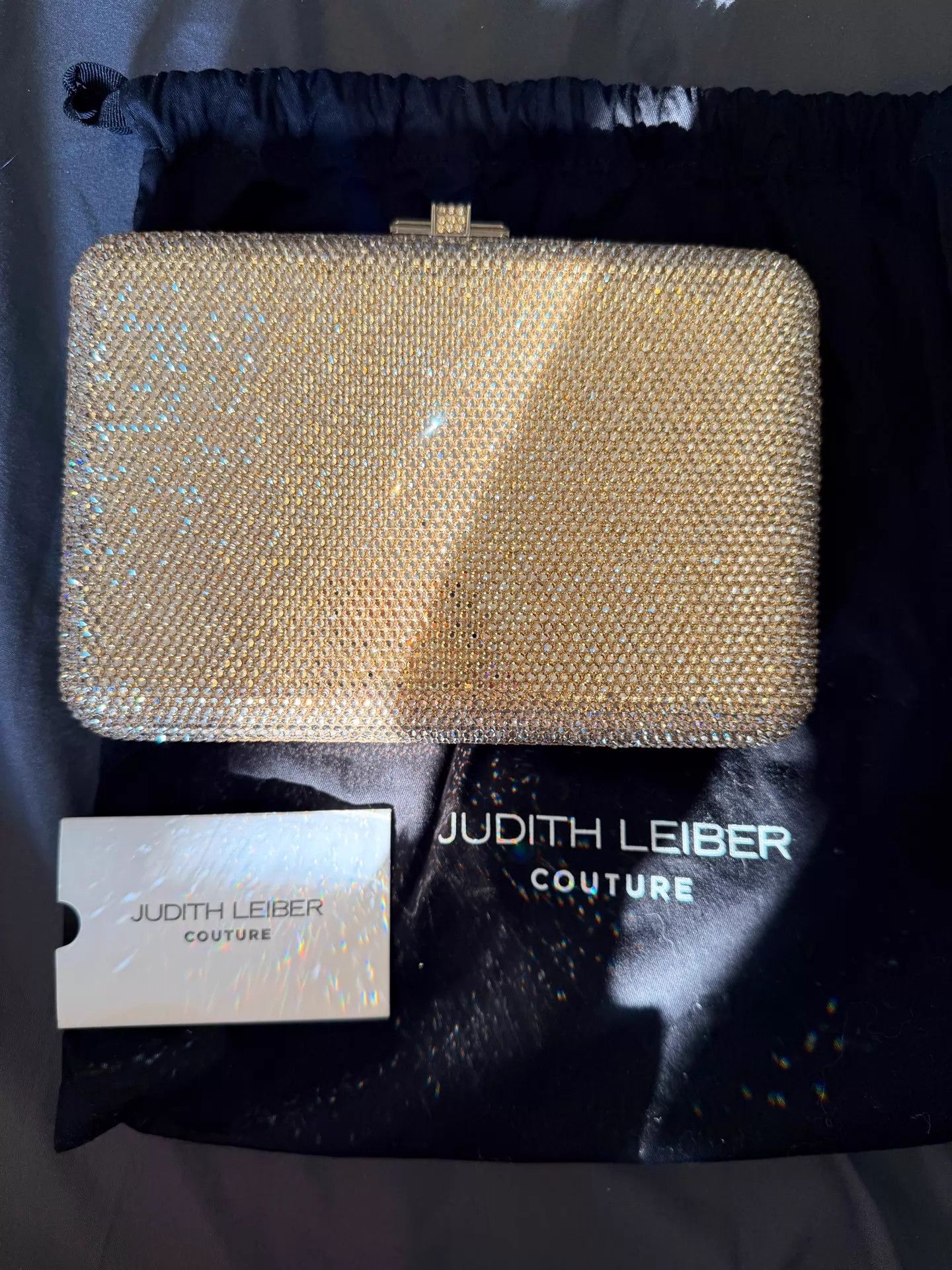 Judith Leiber Judith Leiber champagne gold pave clutch chain Size ONE SIZE - 1 Thumbnail