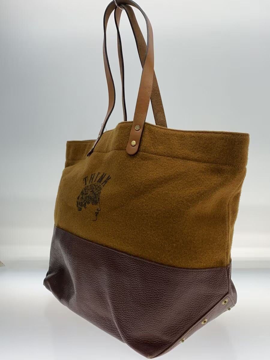 Undercover Think Wool Leather Tote Bag Size ONE SIZE - 2 Thumbnail