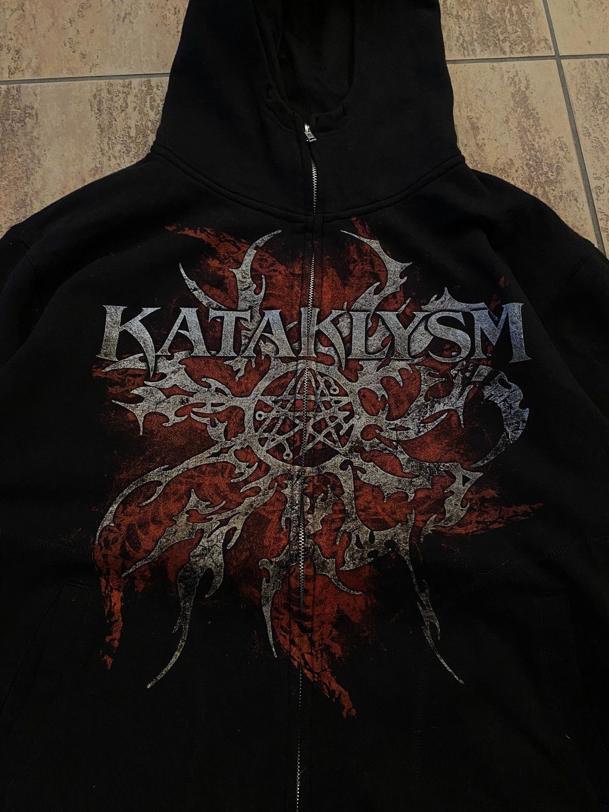 Band Tees × Vintage Kataklysm Band Zipper HoodieUnisex Size Rare Hype Vintage Size US XXL / EU 58 / 5 - 3 Thumbnail