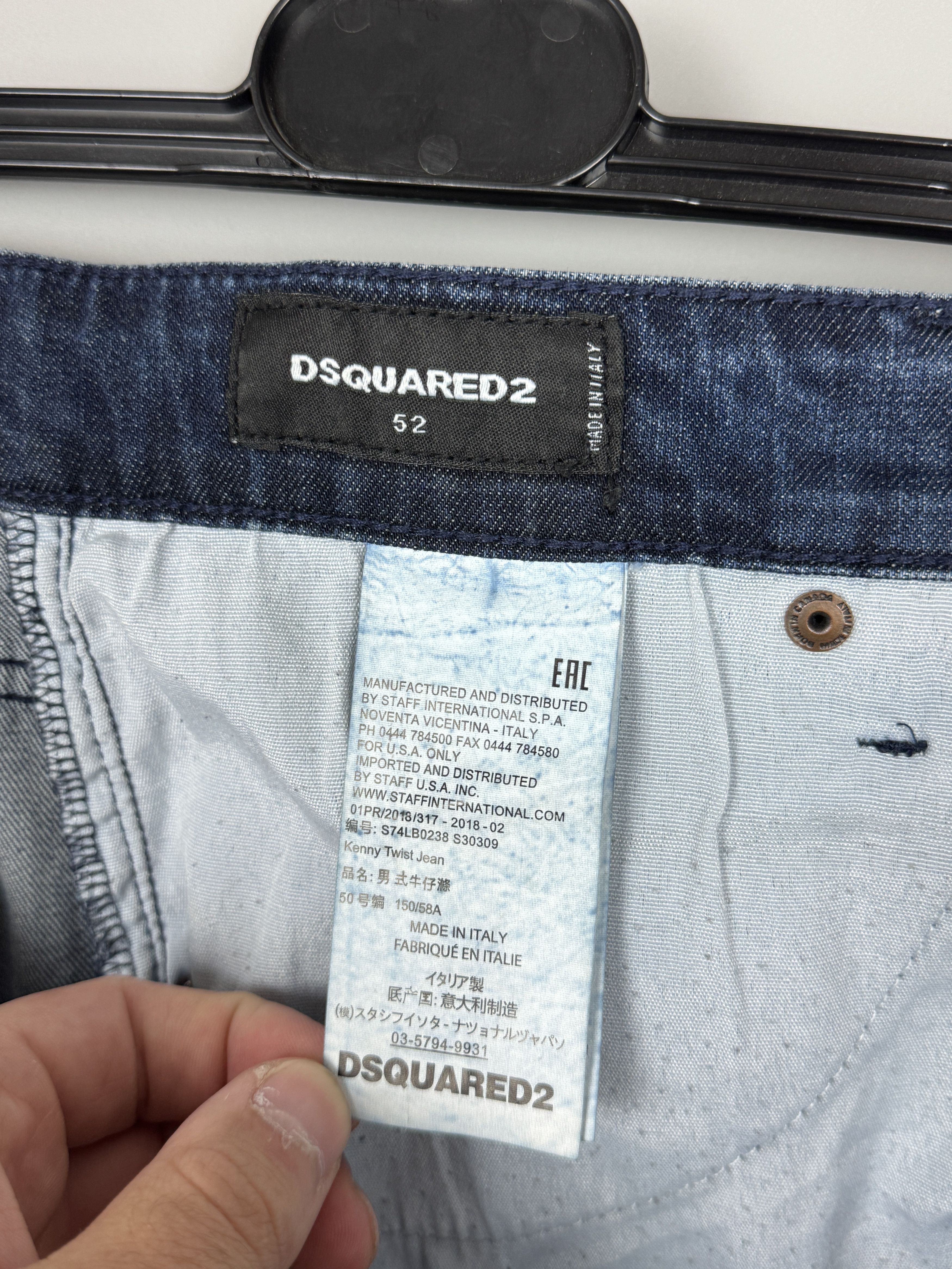 Dsquared2 Dsquared2 Distressed Western Denim Jeans Made Italy Size 52 Size US 36 / EU 52 - 13 Thumbnail